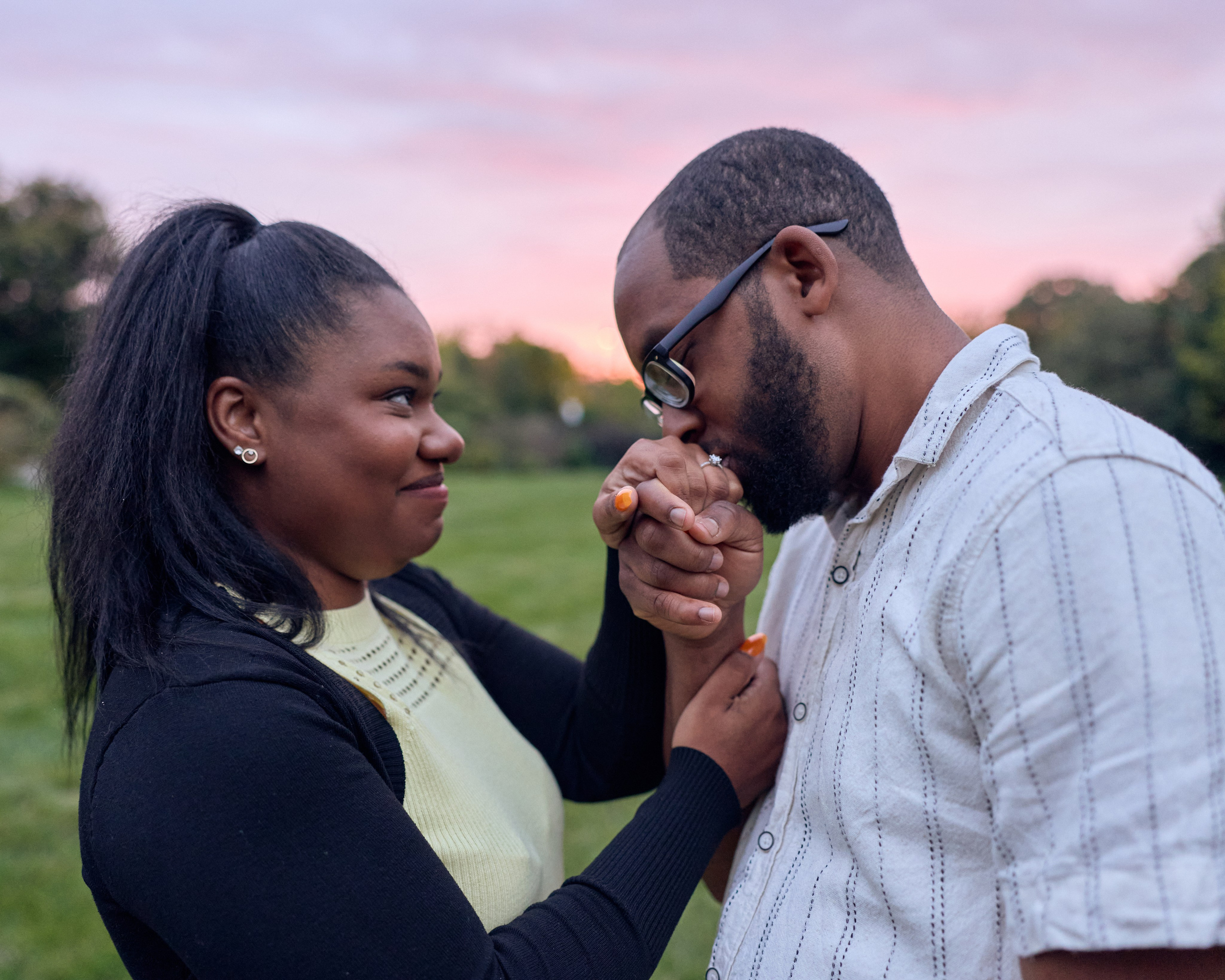 Inniswood Sunset Proposal | Columbus Ohio Photographer