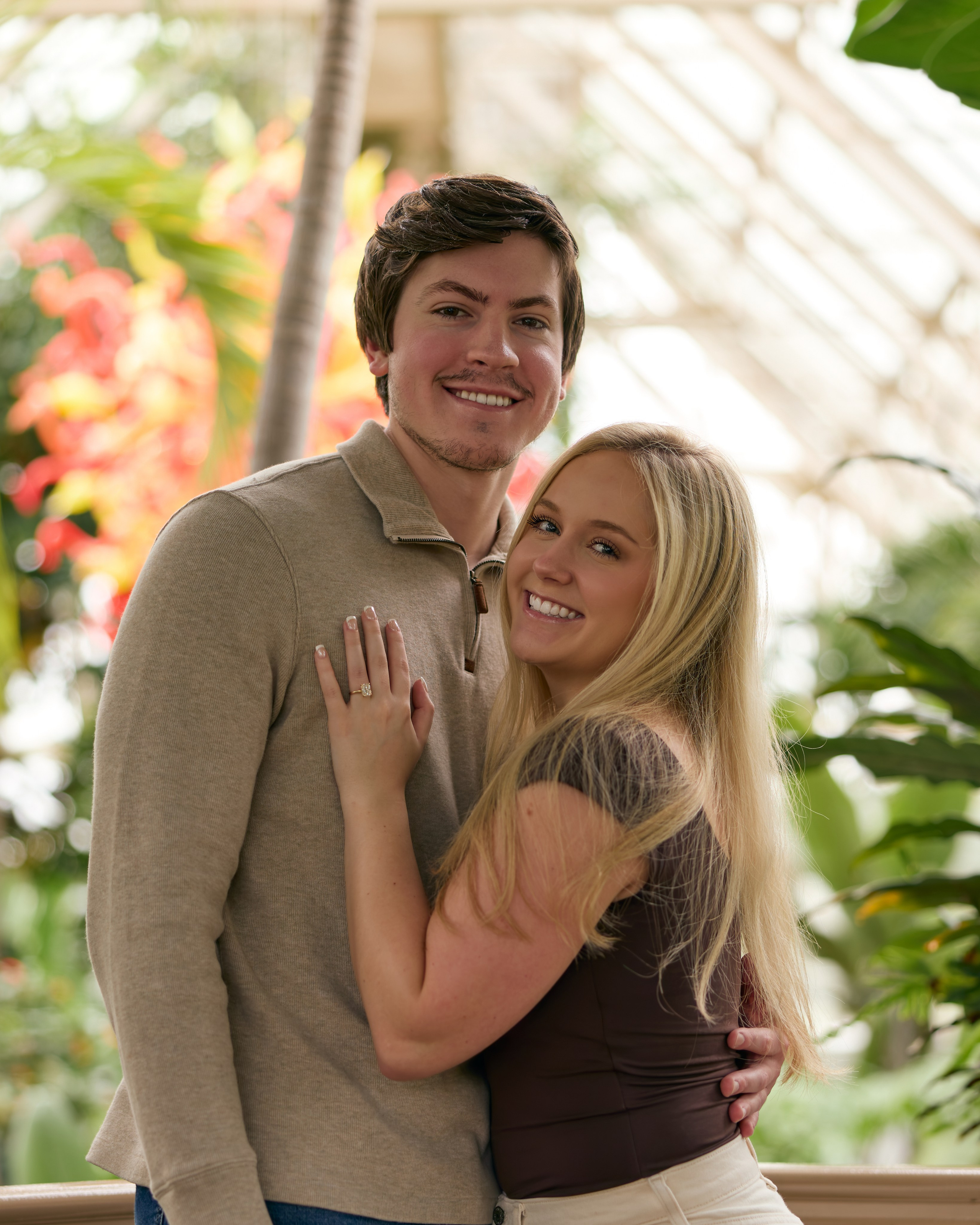 Franklin Park Conservatory Balcony Proposal | Columbus Ohio Photographer