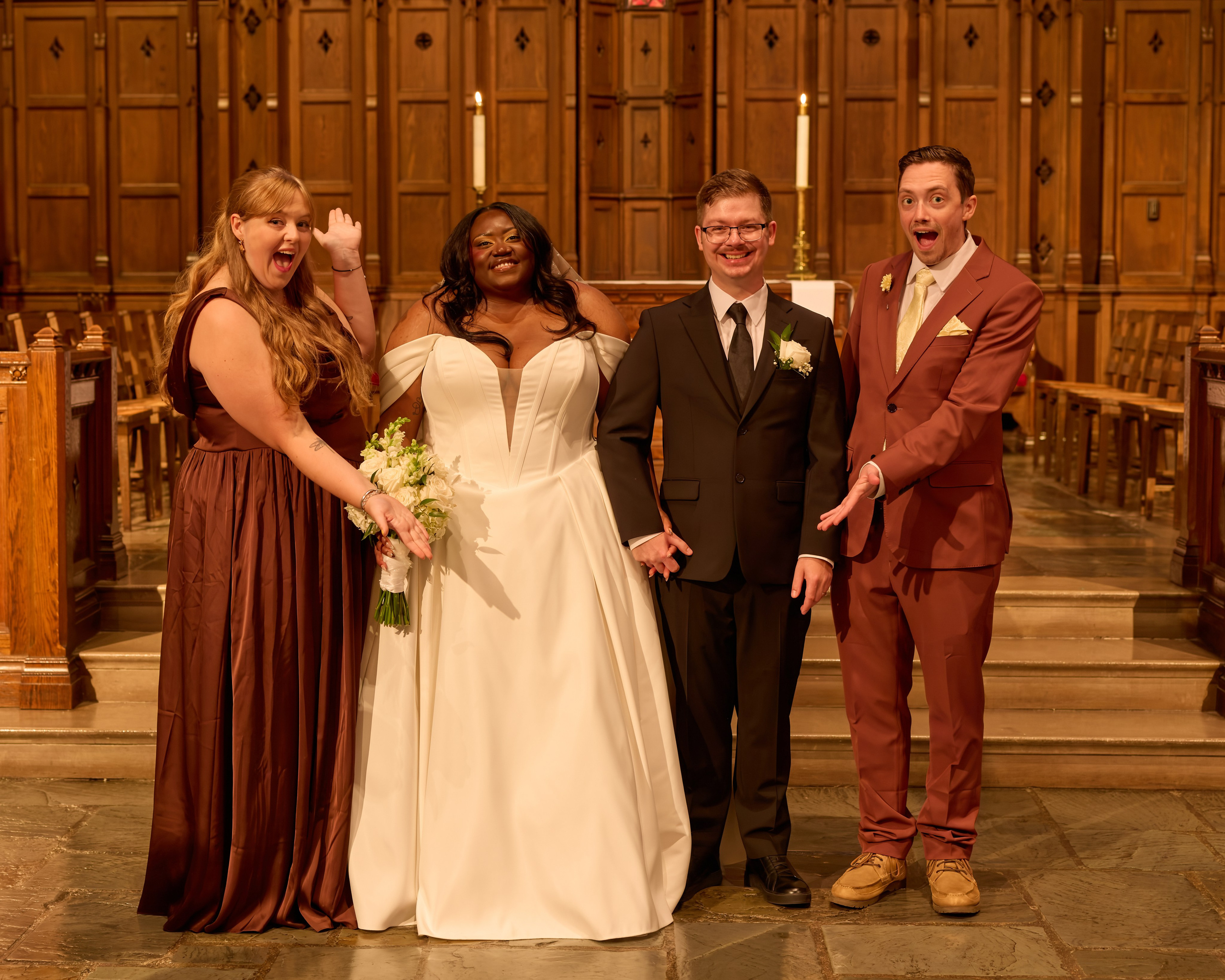 First Congregational Church Micro Wedding | Columbus Ohio