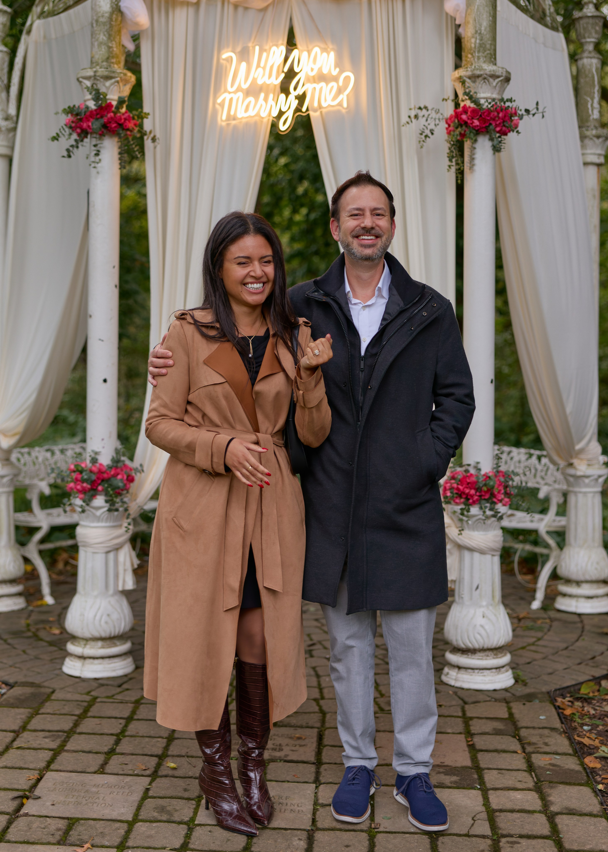 Park of Roses Proposal Photographer | Columbus Ohio