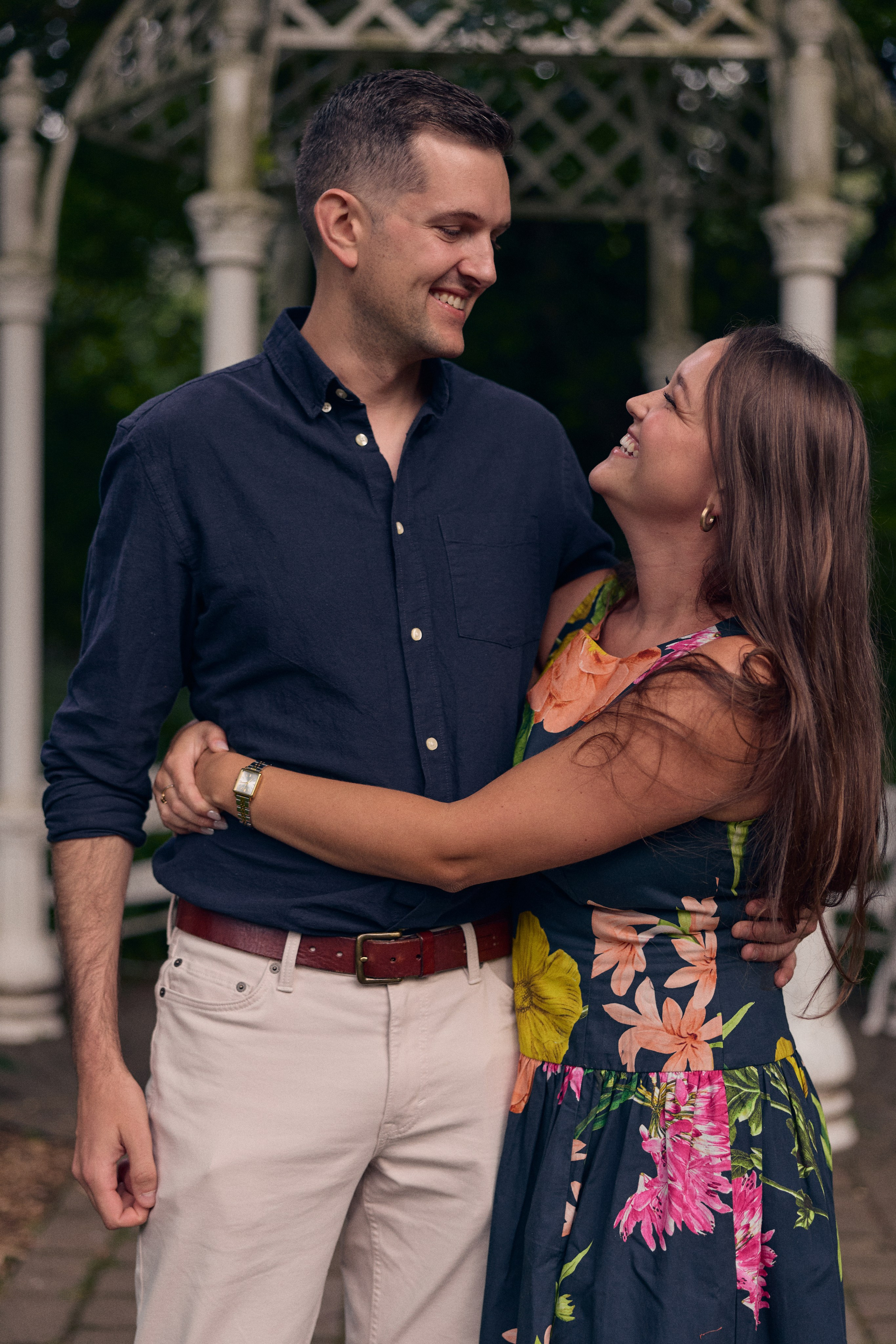 Romantic Park of Roses Proposal | Columbus Ohio Photographer