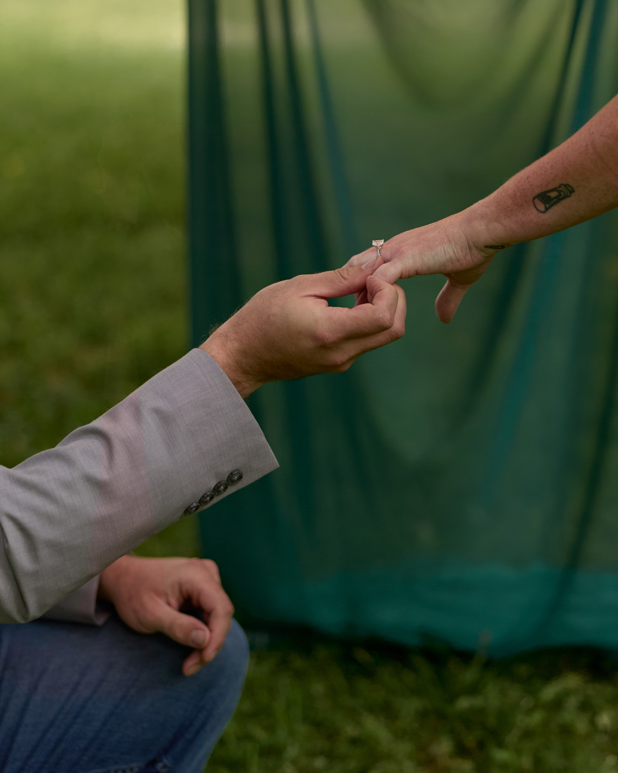 Hocking Hills Proposal Photographer | Romantic Ohio Proposal
