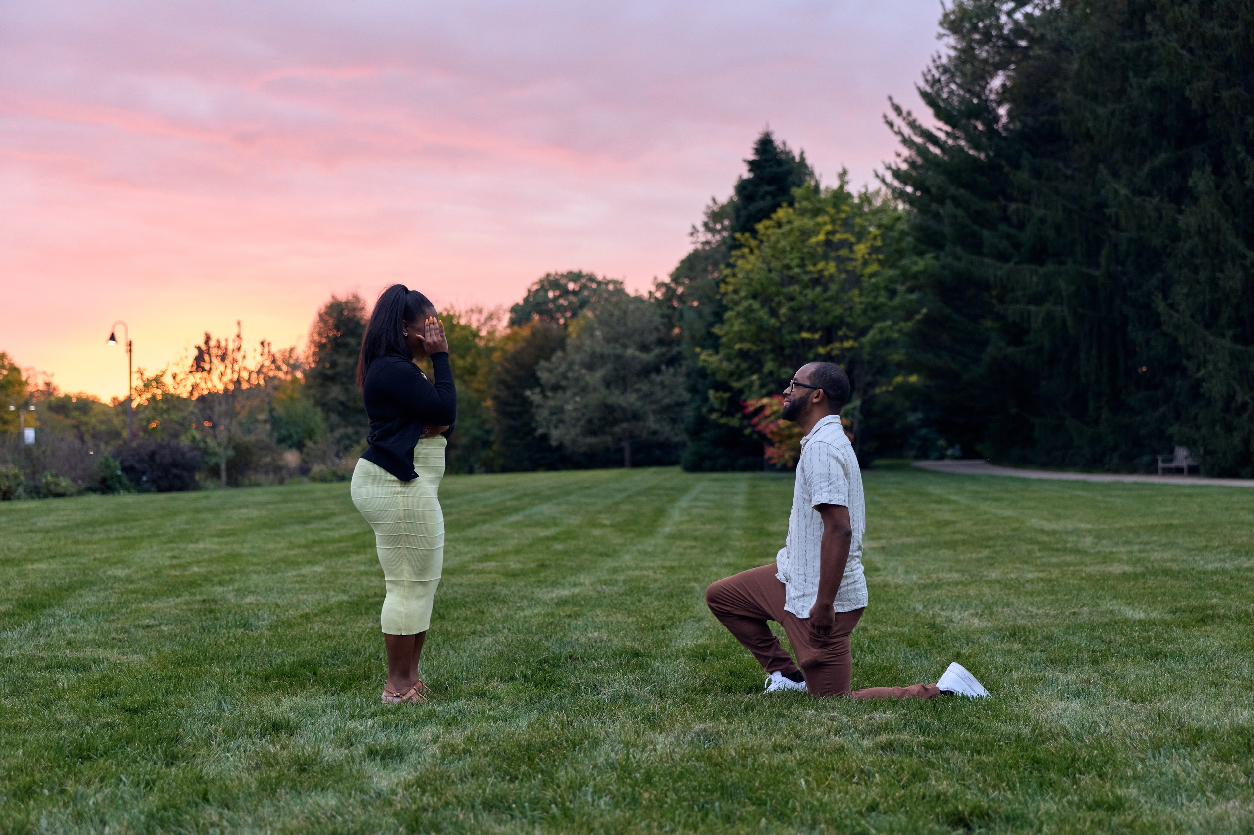 Inniswood Sunset Proposal | Columbus Ohio Photographer