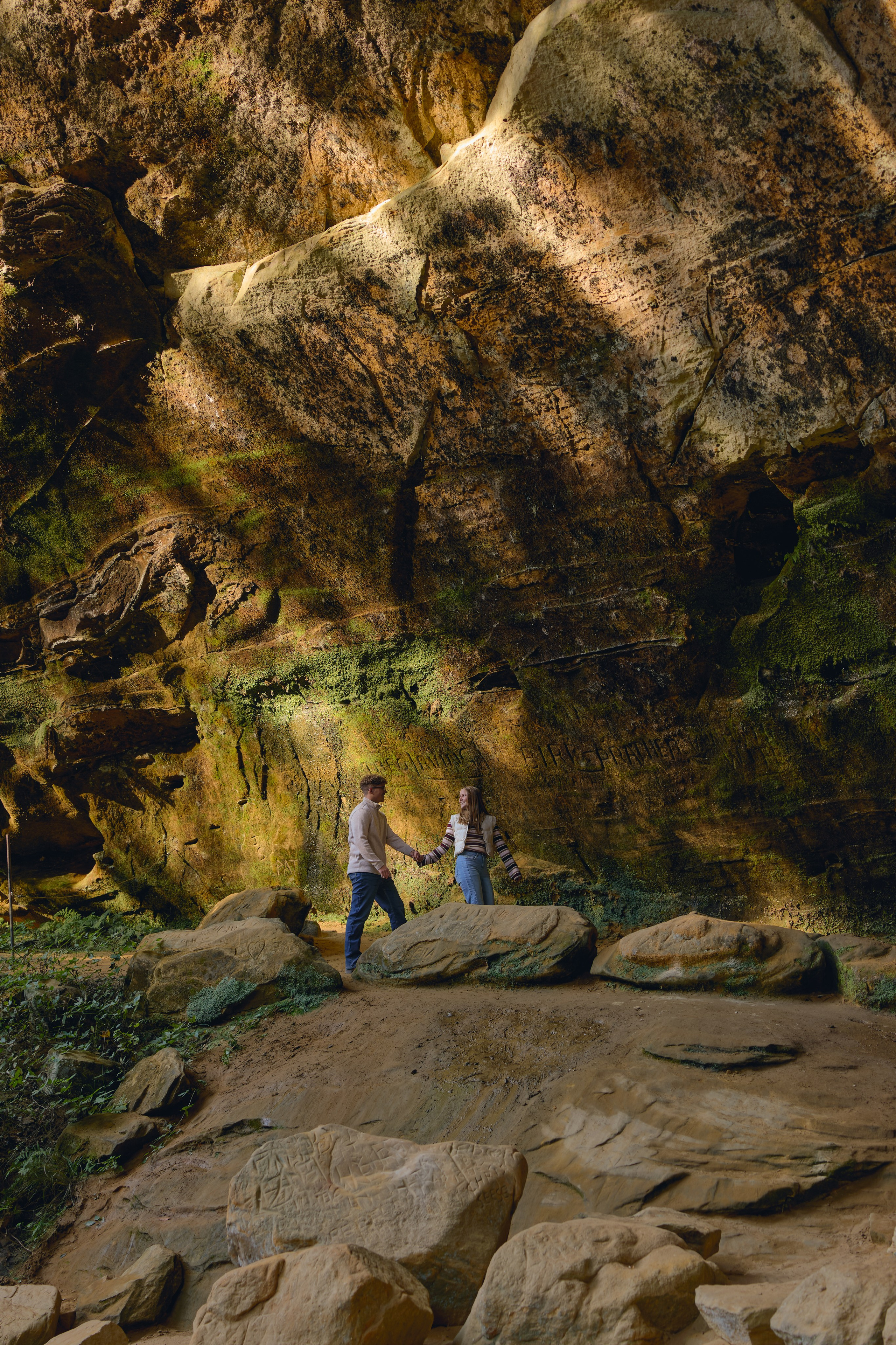 Ash Cave Proposal | Hocking Hills Ohio Proposal Photographer