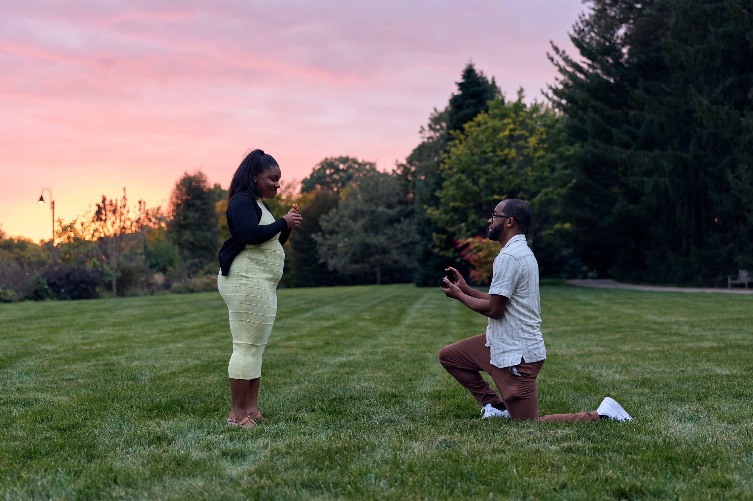 Inniswood Sunset Proposal | Columbus Ohio Photographer