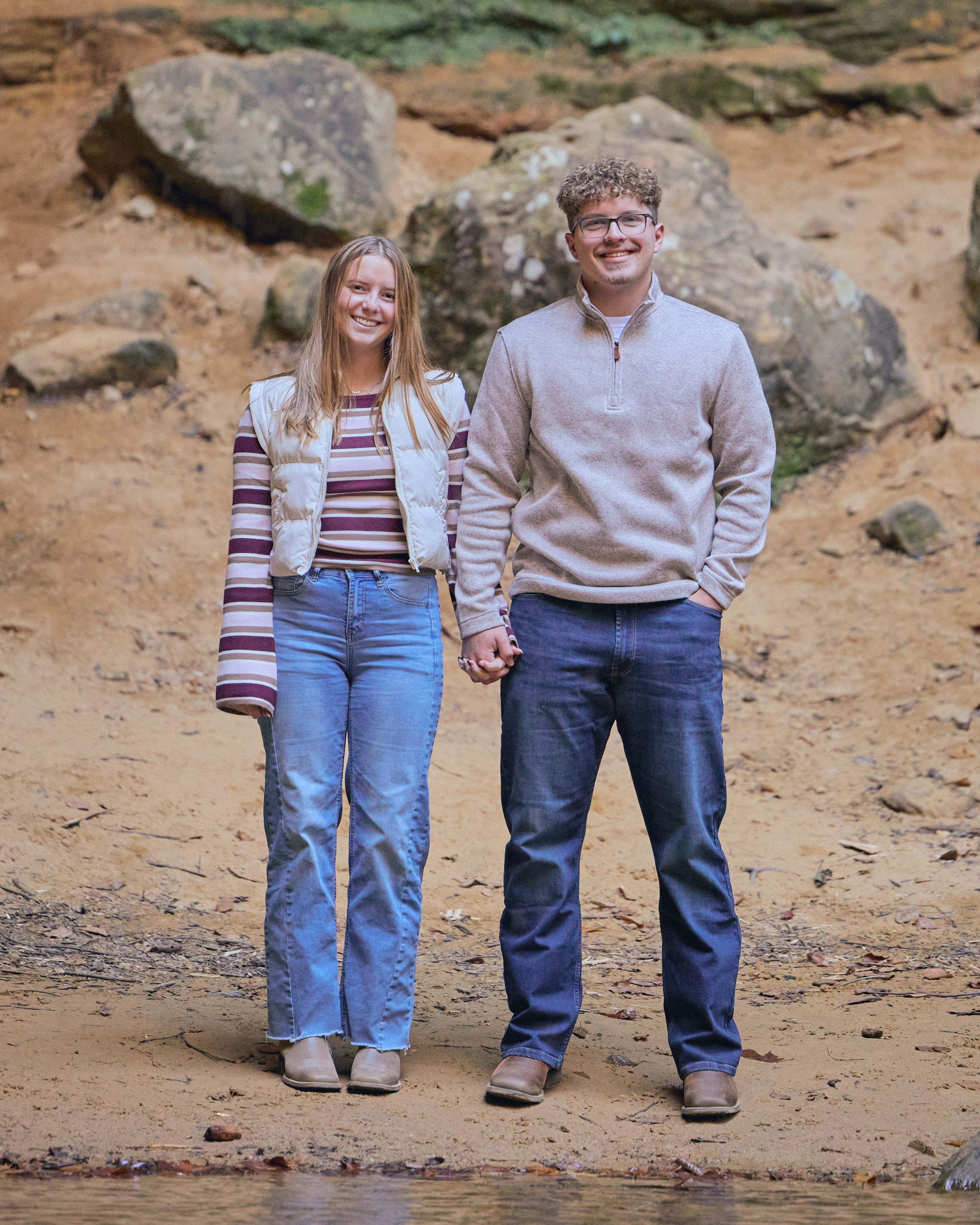 Ash Cave Proposal | Hocking Hills Ohio Proposal Photographer