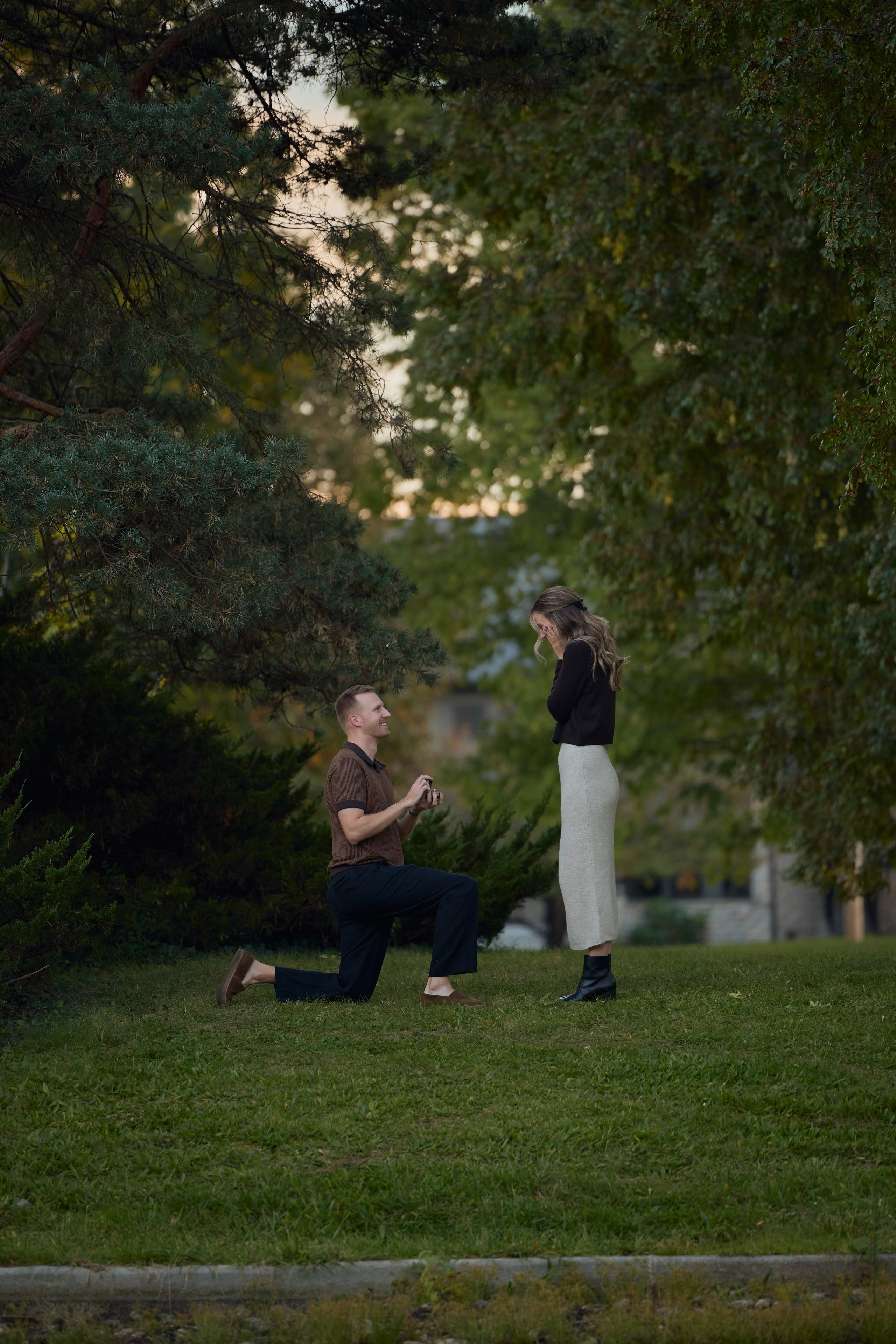 Franklin Park Fall Proposal | Columbus Ohio Proposal Photographer