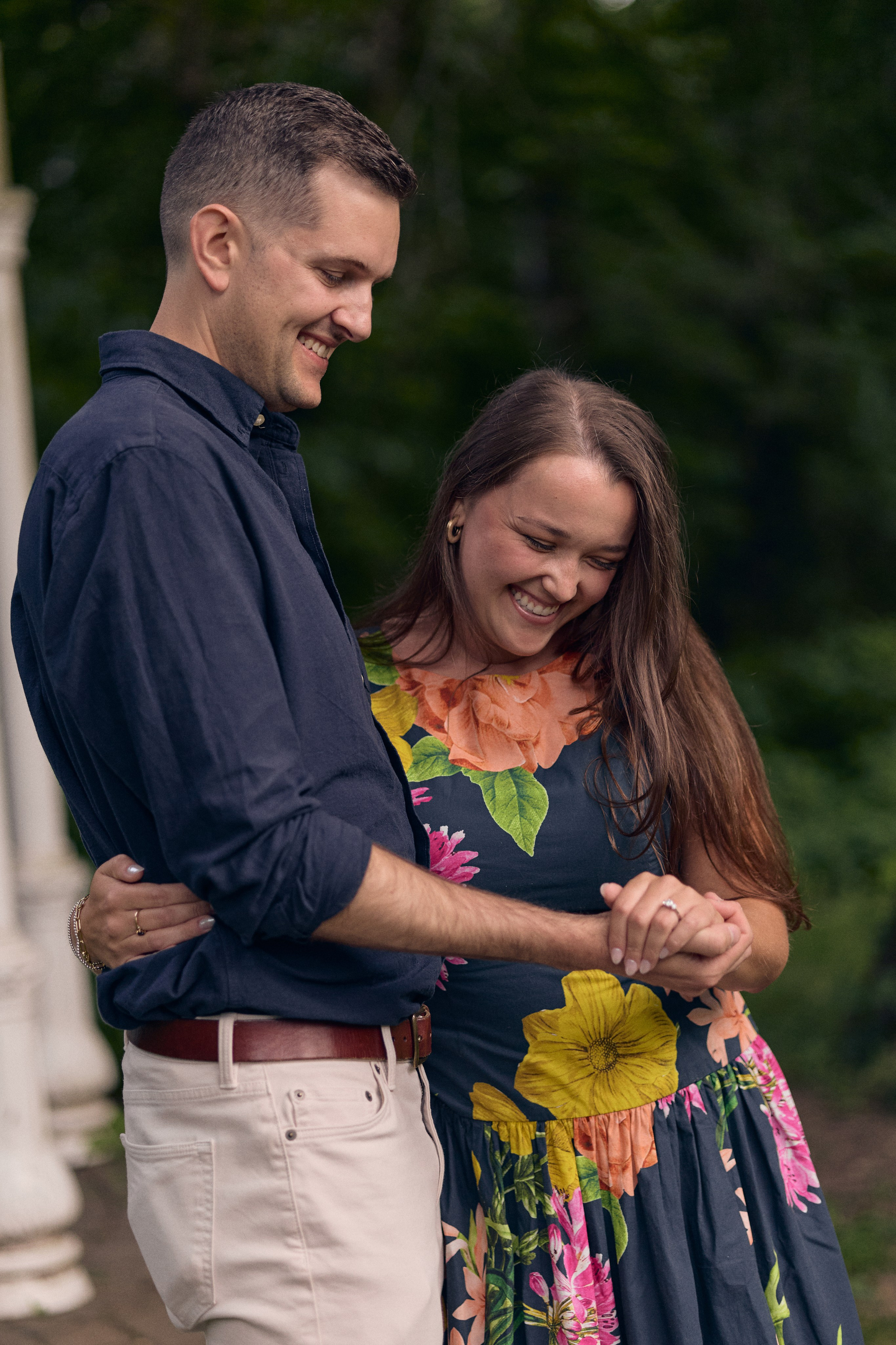 Romantic Park of Roses Proposal | Columbus Ohio Photographer
