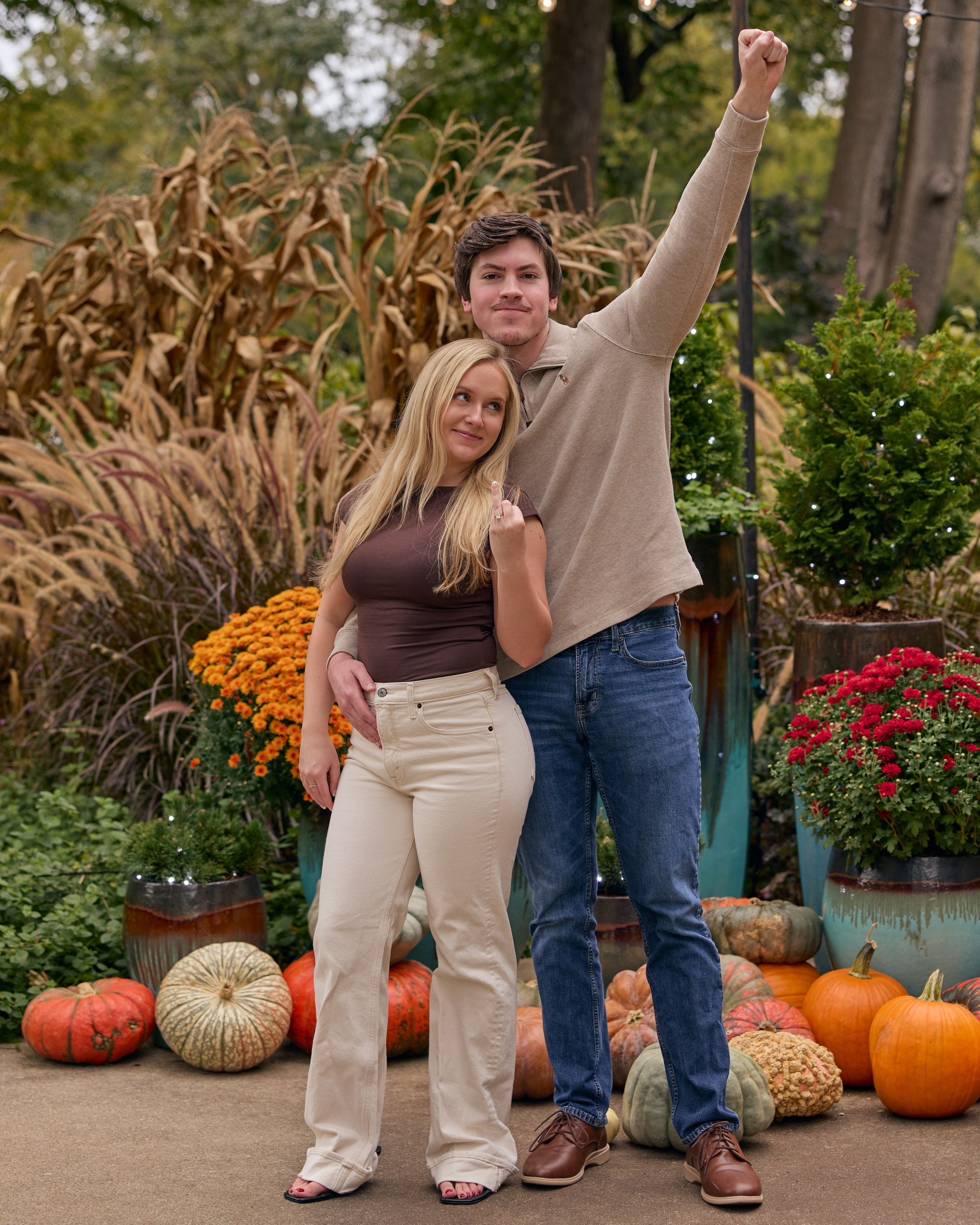 Franklin Park Conservatory Balcony Proposal | Columbus Ohio Photographer