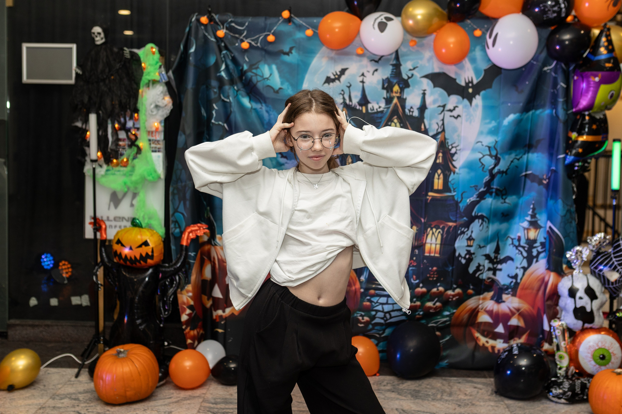 Leo dance studio Helloween 2025. Семейный и детский фотограф в Варшаве Мила Бобровская