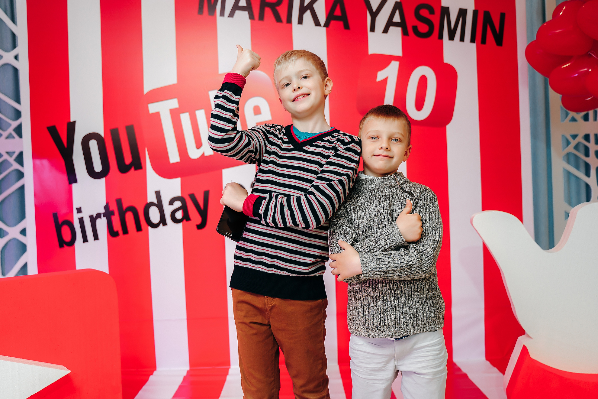 YouTube Birthday party. Professional Wedding and event photographer USA New York