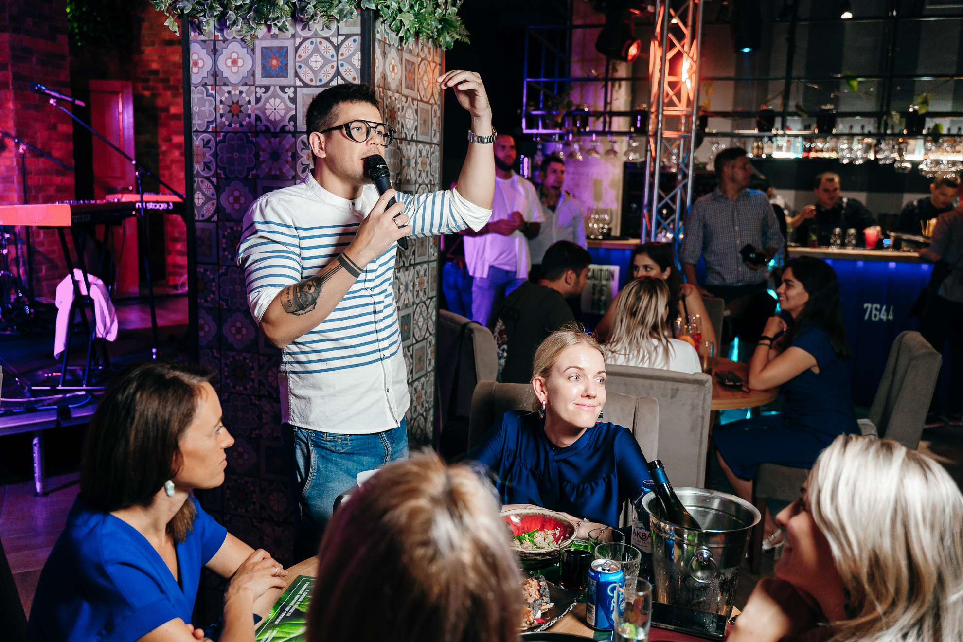 Restaurant opening. Professional Wedding and event photographer USA New York