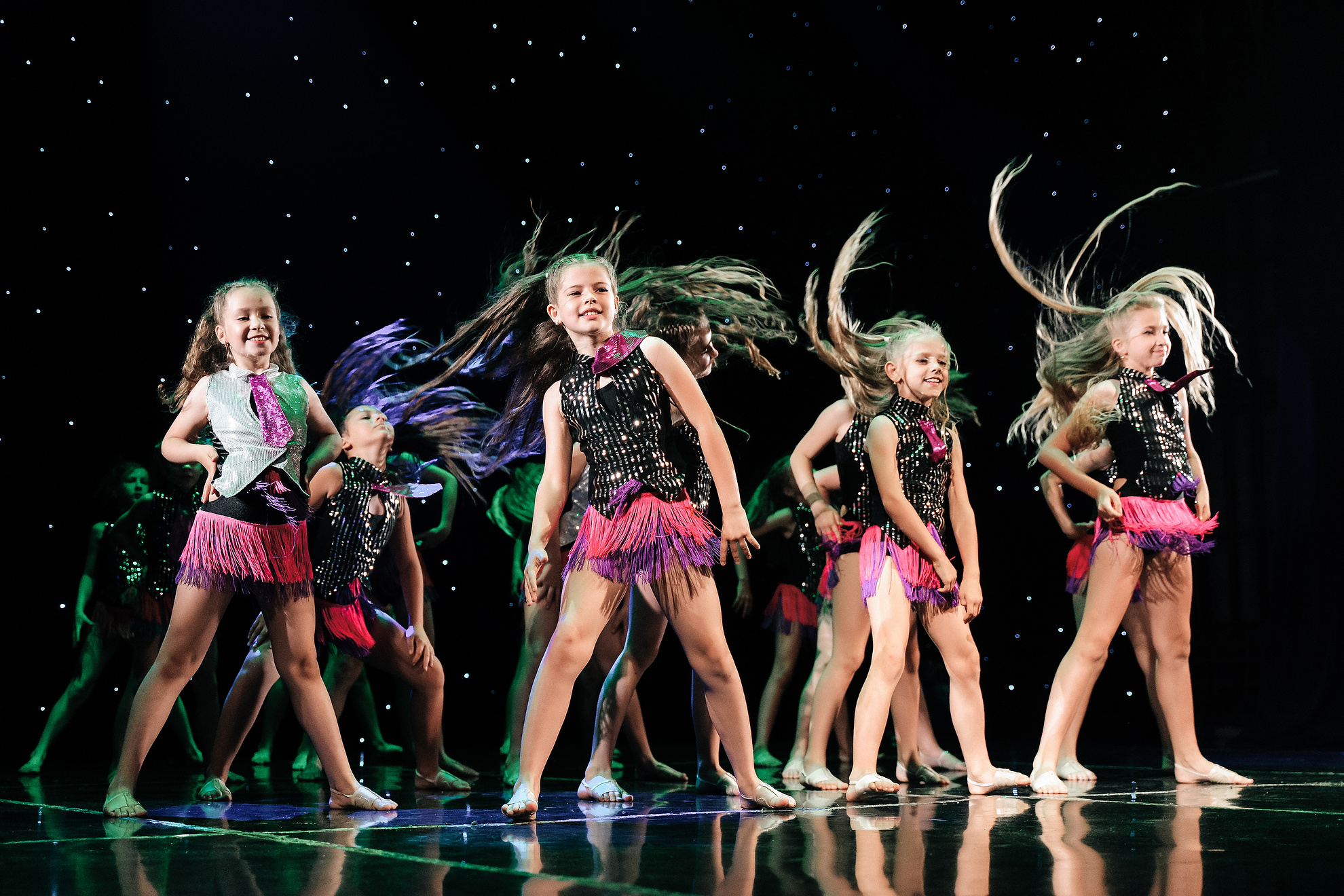 Dancing show. Professional Wedding and event photographer USA New York