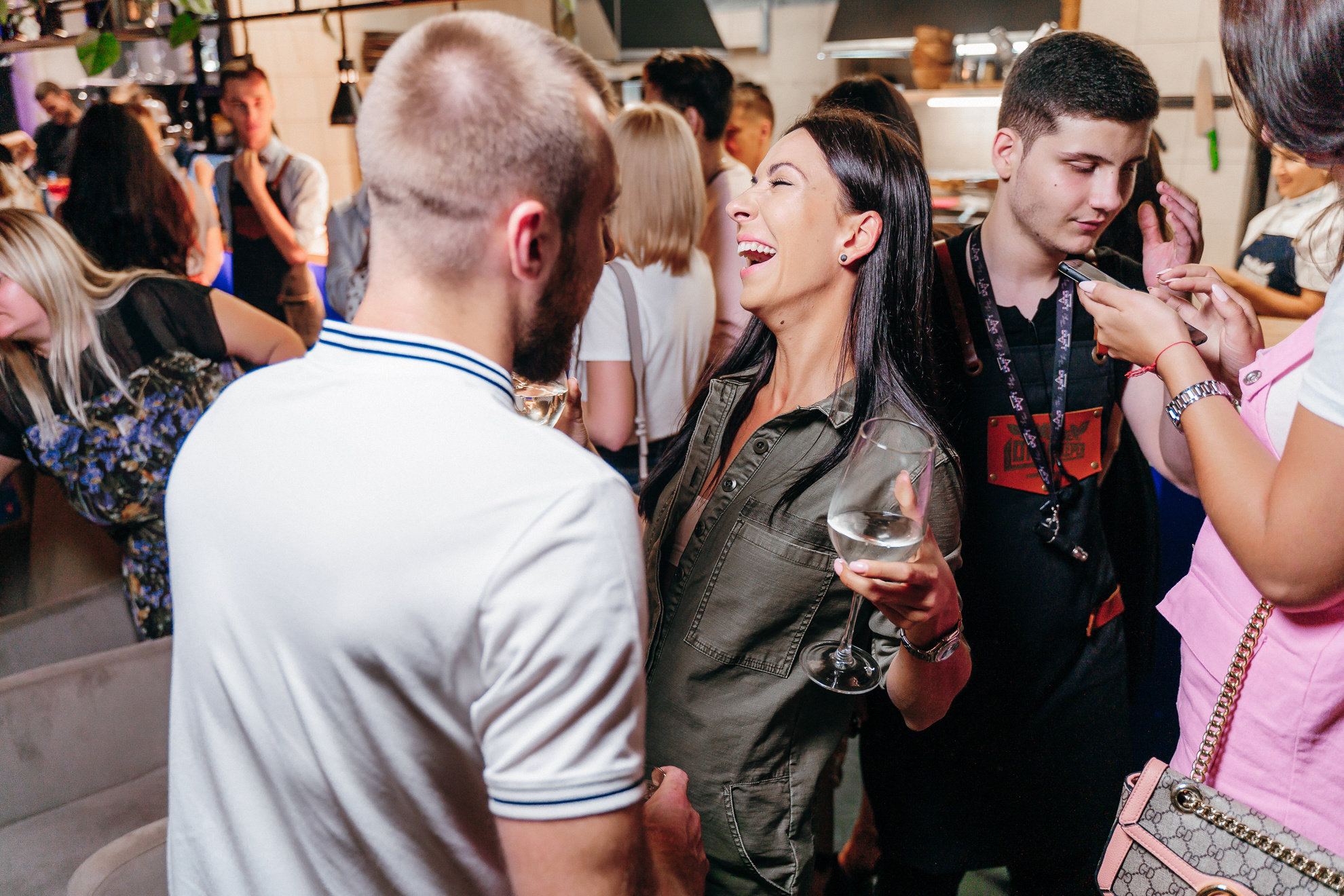 Restaurant opening. Professional Wedding and event photographer USA New York