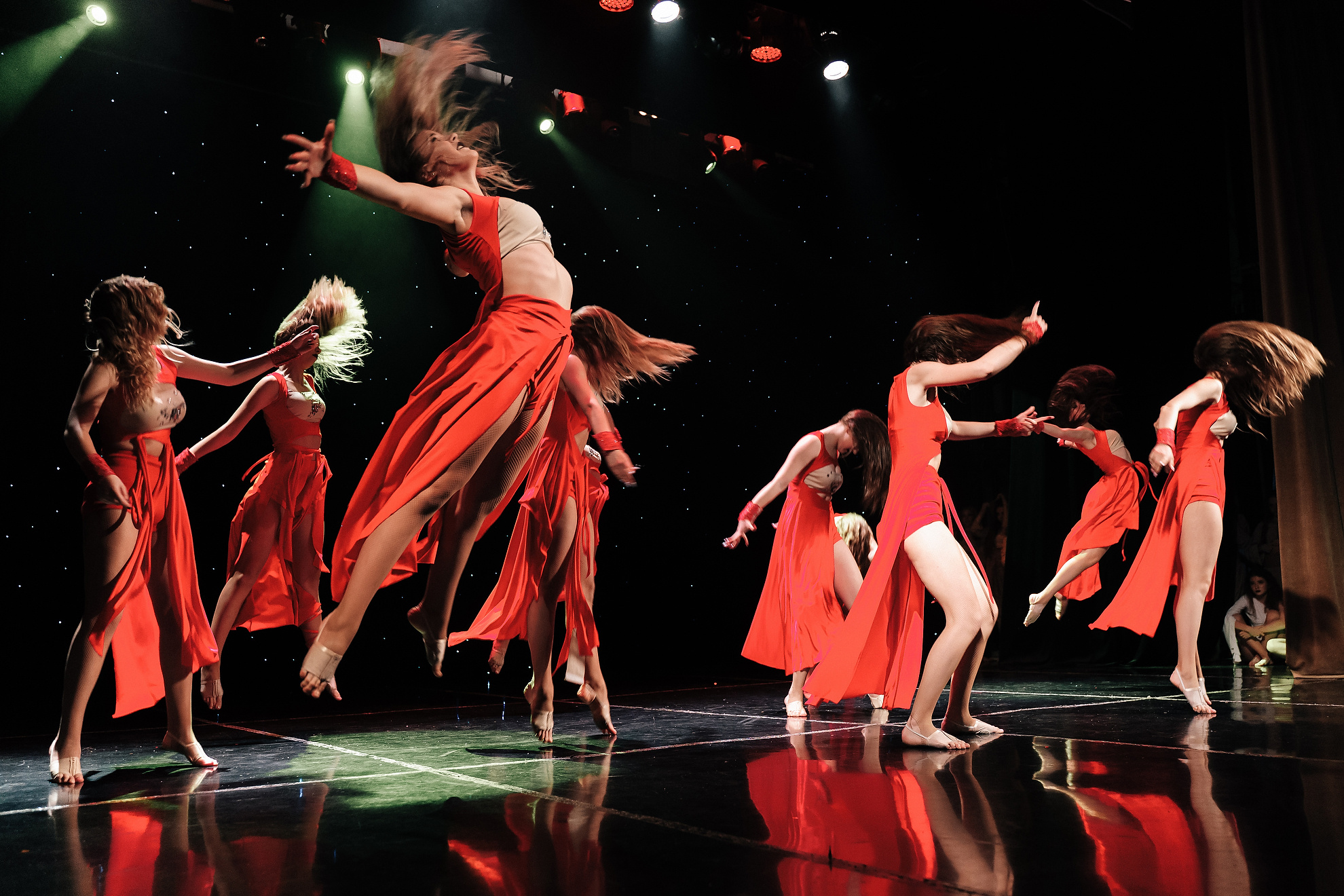 Dancing show. Professional Wedding and event photographer USA New York