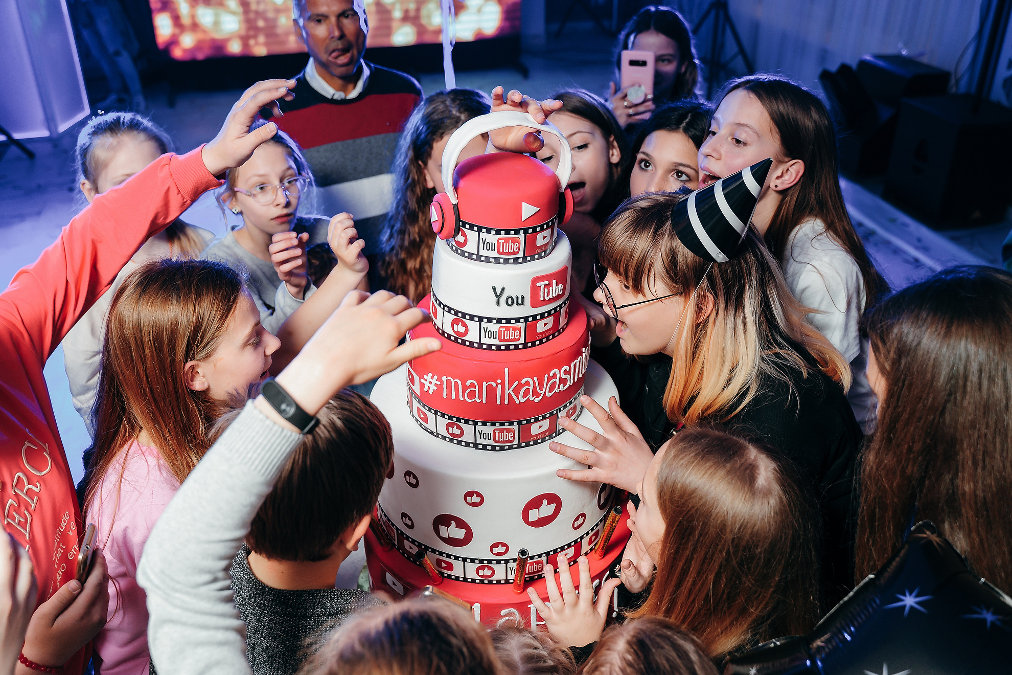 YouTube Birthday party. Professional Wedding and event photographer USA New York