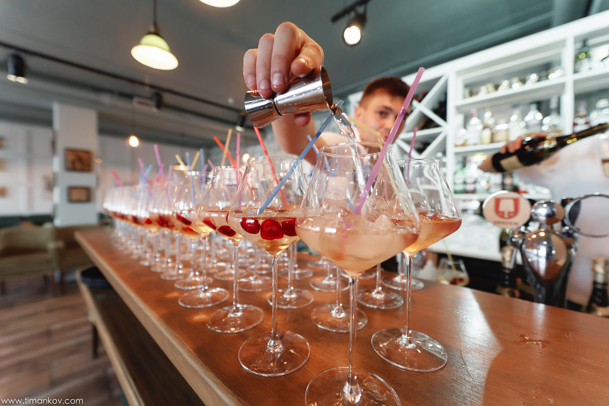 Birthday of WineRoom. Professional Wedding and event photographer USA New York