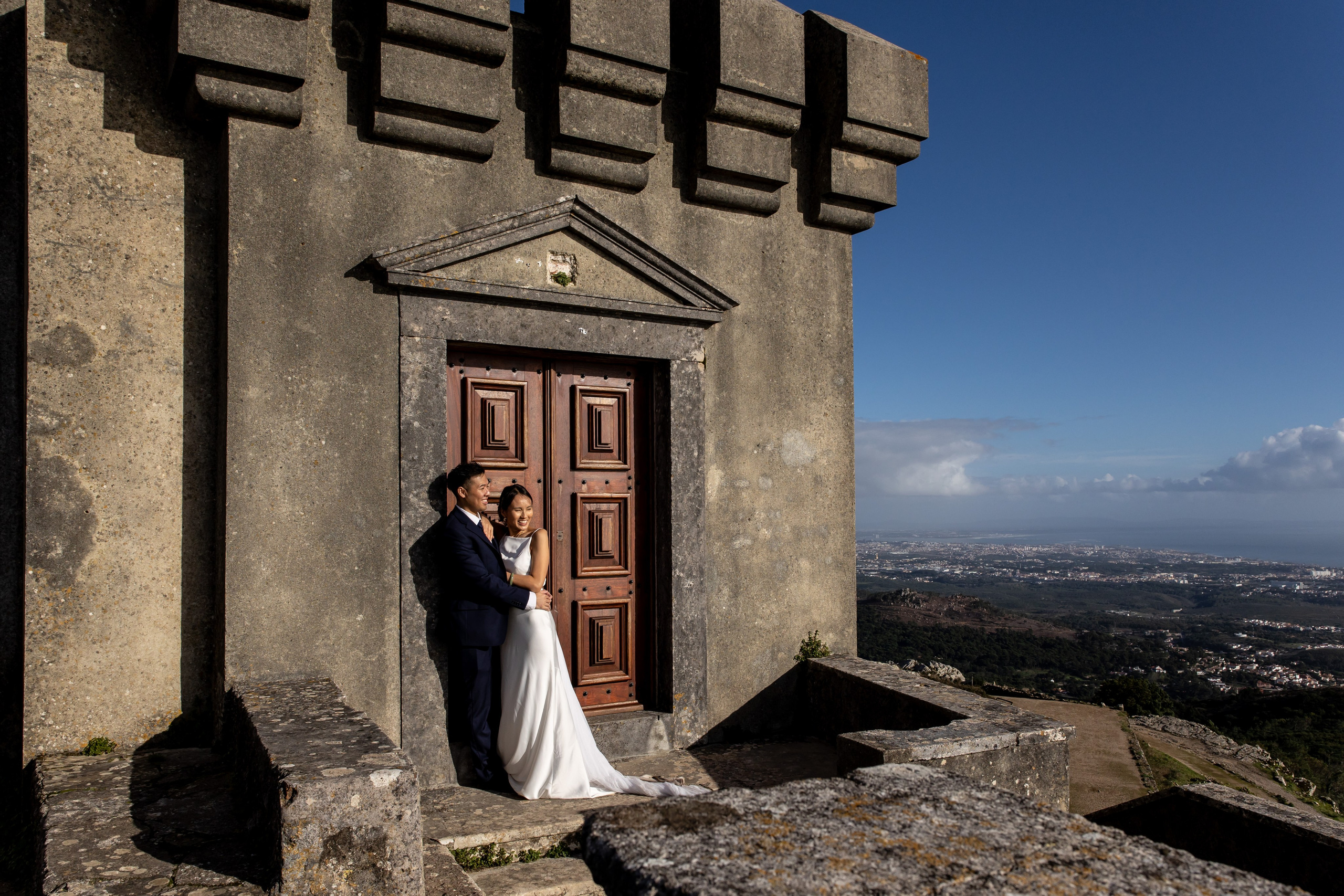 Sintra Elopement at Cabo da Roca Cliffs | Portugal. Lisbon Wedding Photographer | Timeless Documentary Wedding Photography