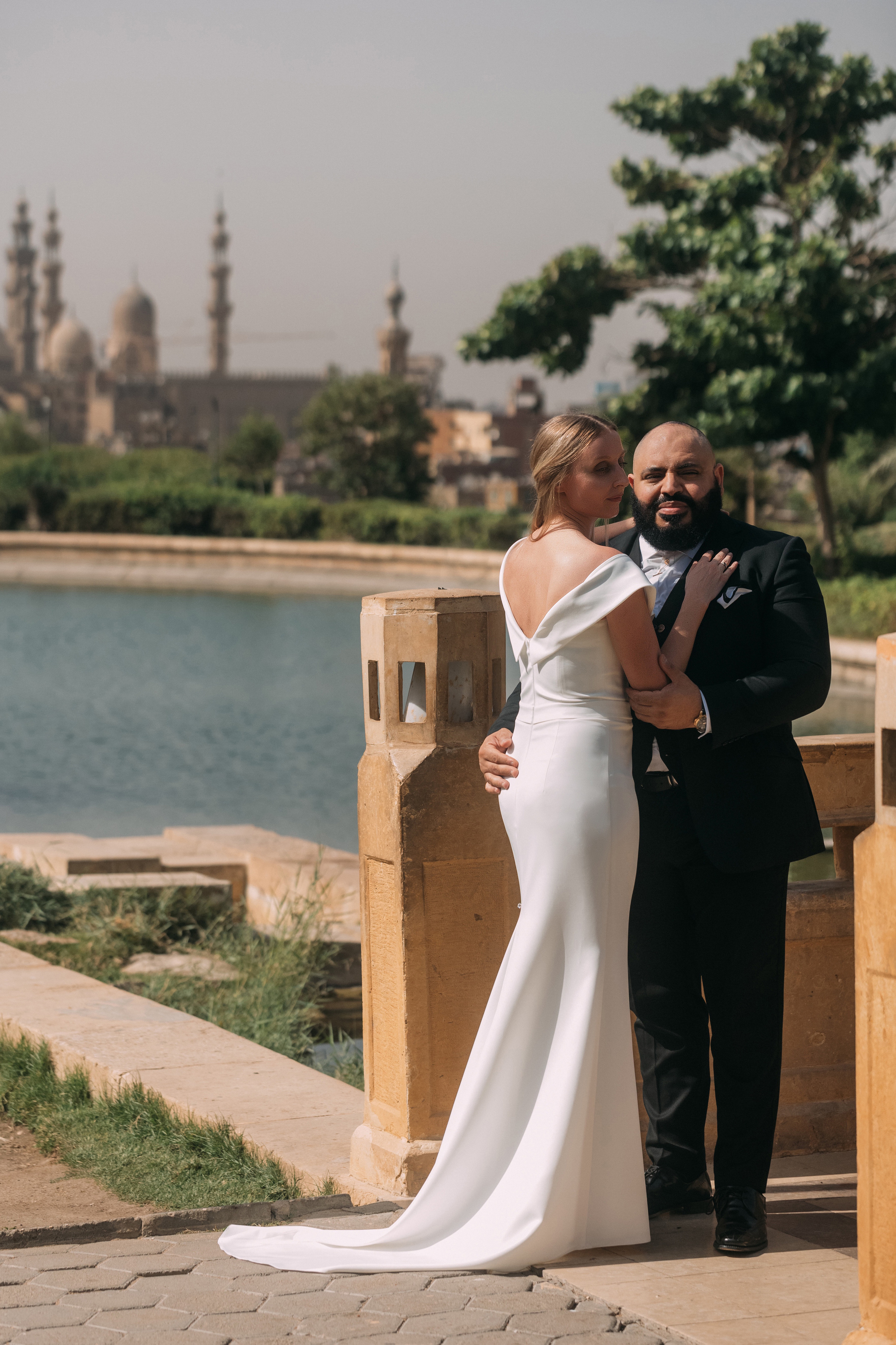 Свадебная фотосессия в эль Азхар парке Каира в Египте. Фотограф в Каире Египет Анастасия Ильина