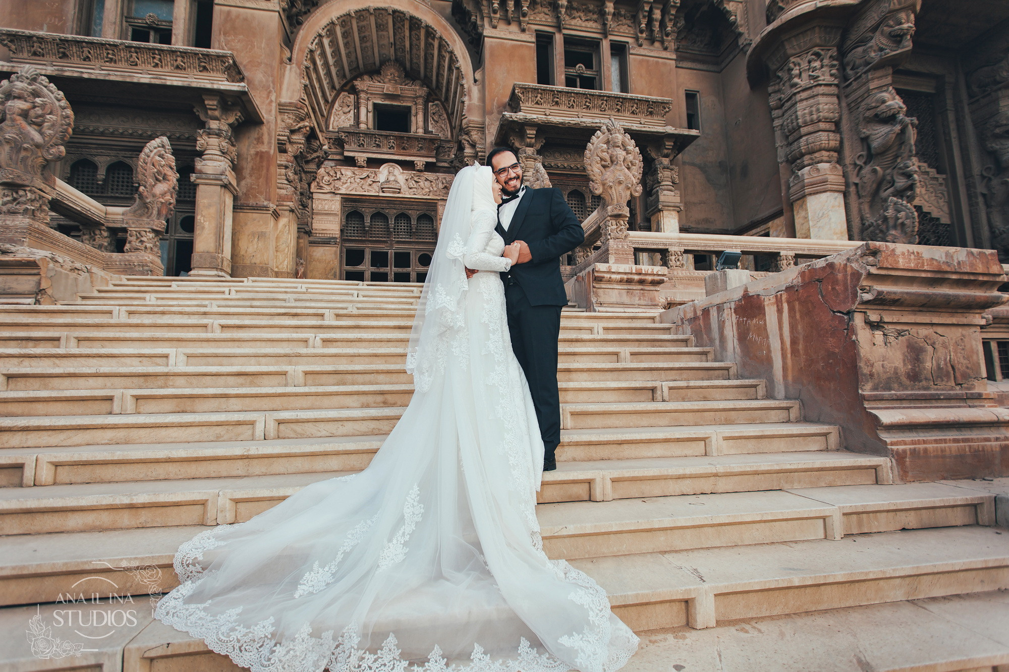 Свадебная фотопрогулка в Барон палас в Каире. Фотограф в Каире Египет Анастасия Ильина