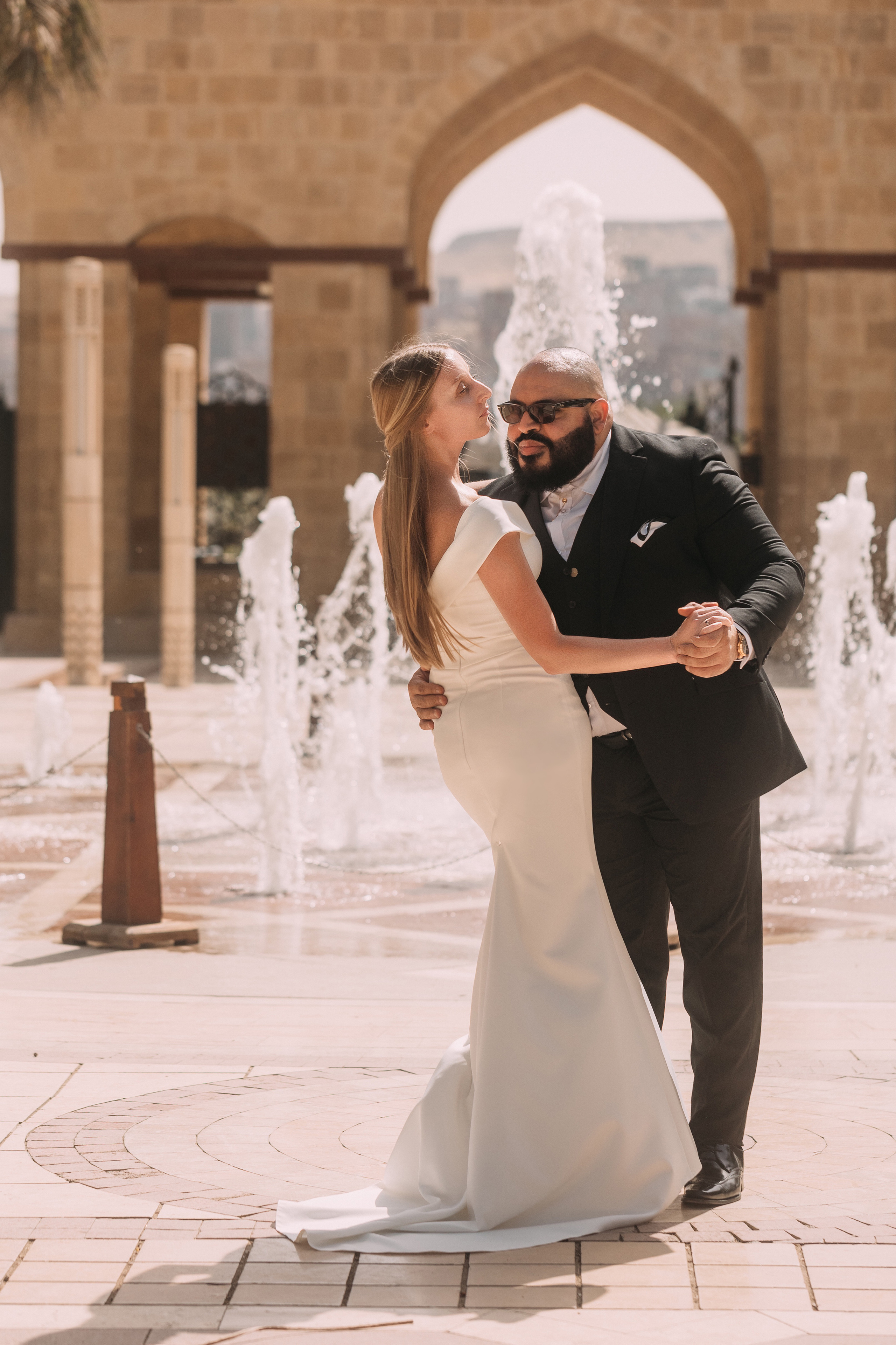 Свадебная фотосессия в эль Азхар парке Каира в Египте. Фотограф в Каире Египет Анастасия Ильина