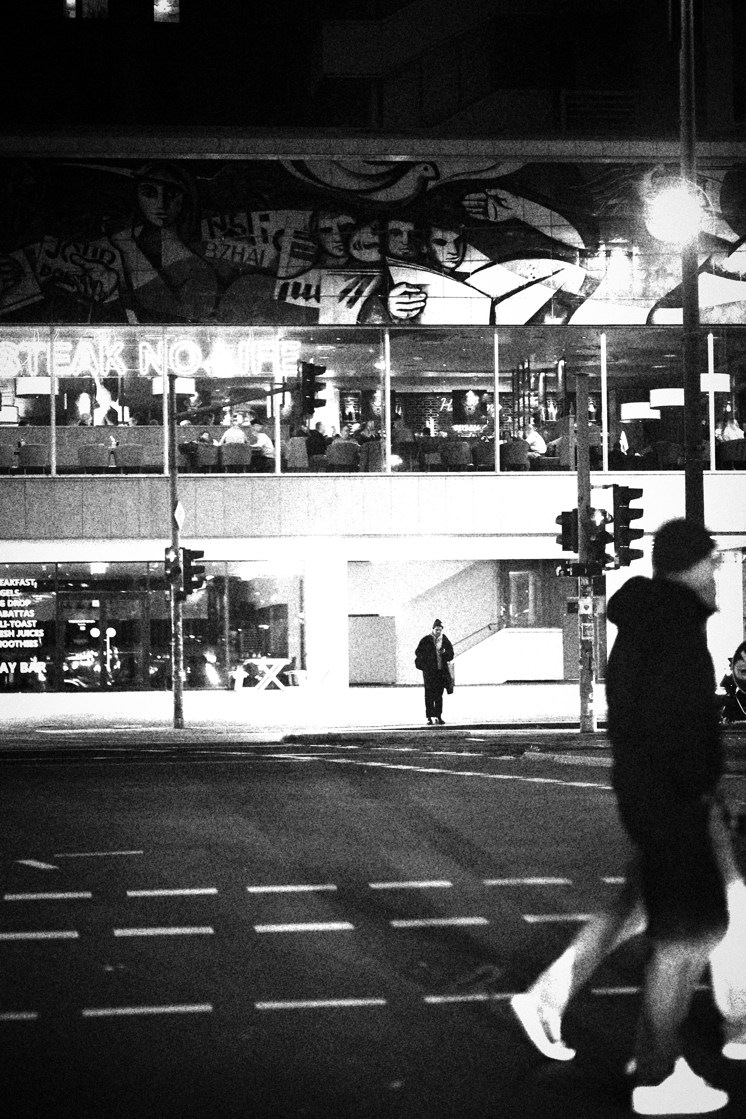 Berliner Mischung (Schwarz-Weiß). BNW Around Photography