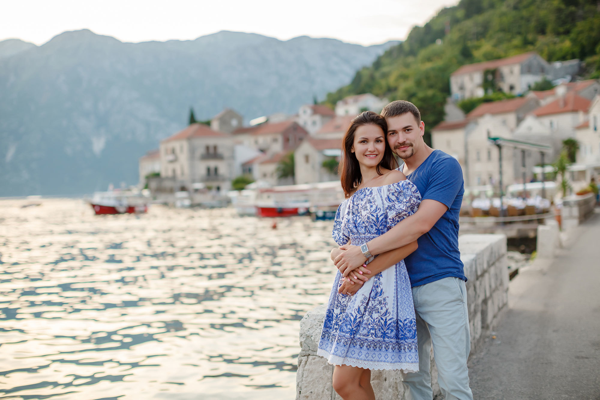 Family photosession in Perast Montenegro