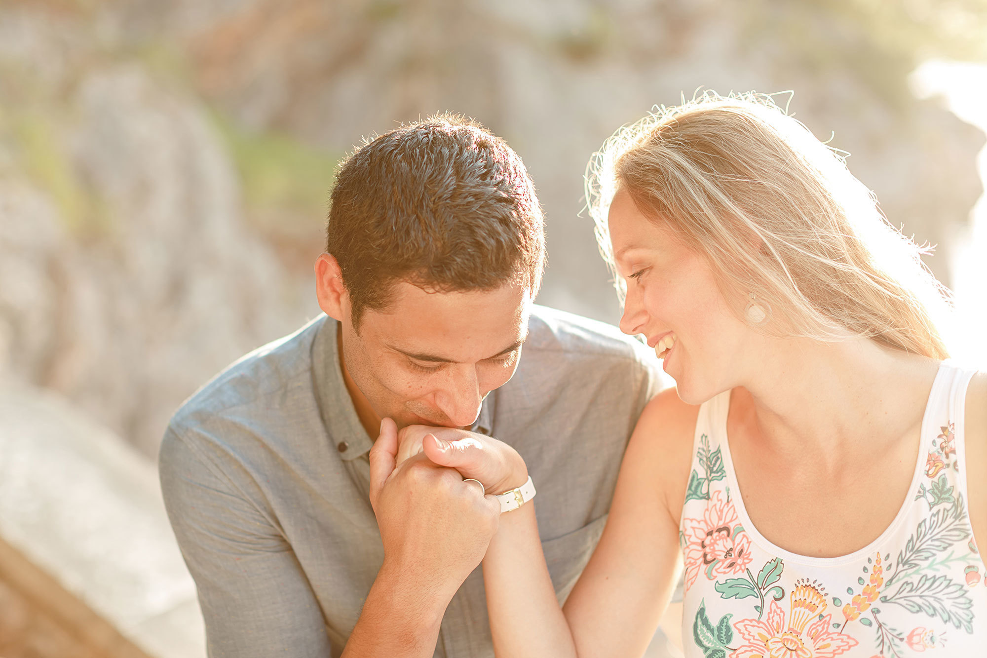 Milocer ve Sveti Stefan Montenegro'da aile fotoğrafı çekimi