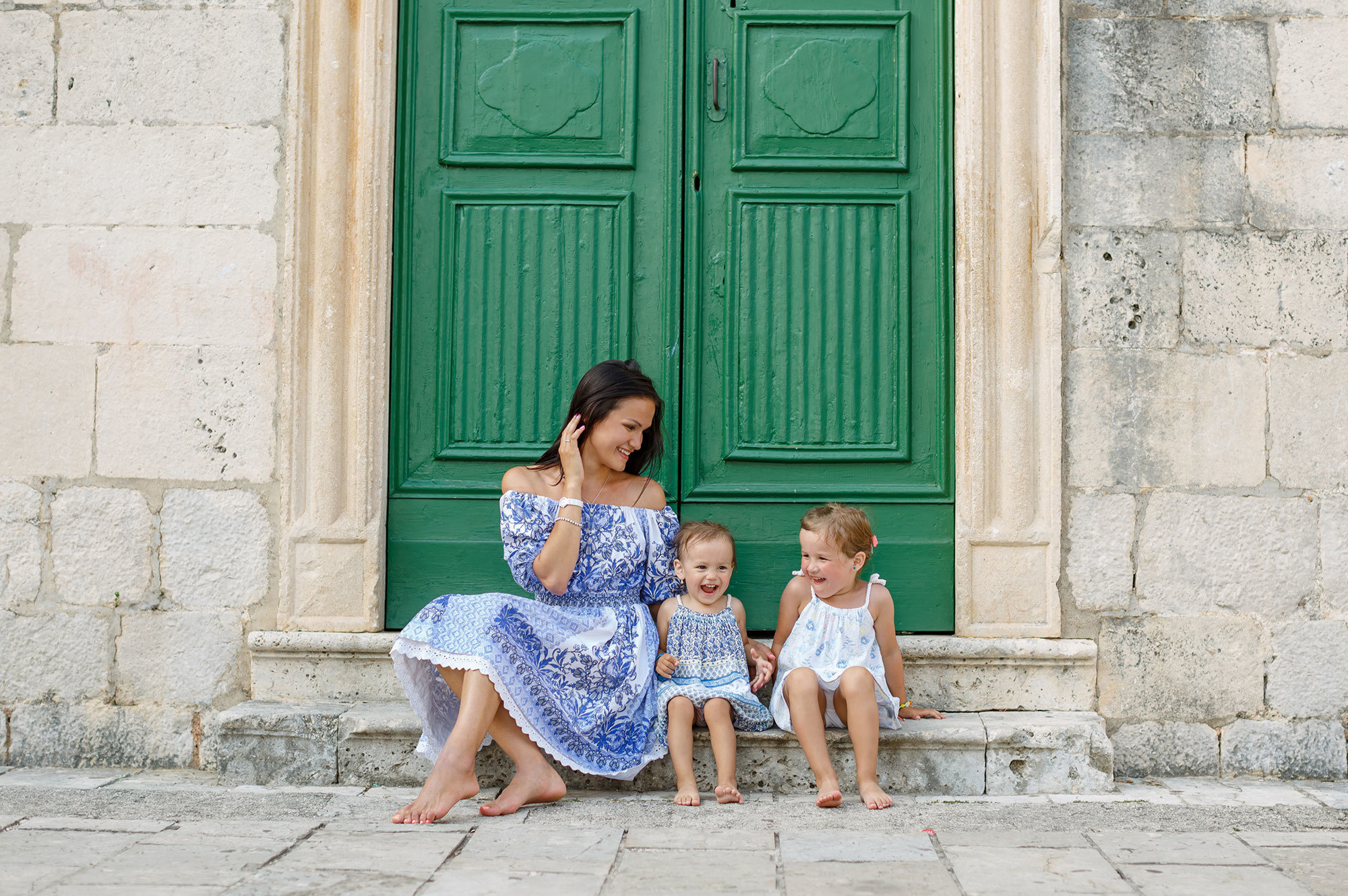Family photosession in Perast Montenegro