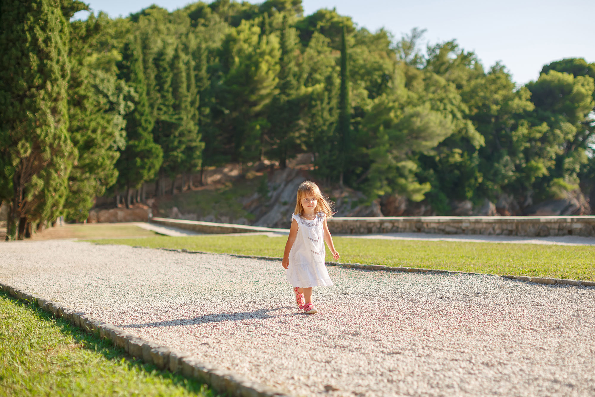 Milocer ve Sveti Stefan Montenegro'da aile fotoğrafı çekimi