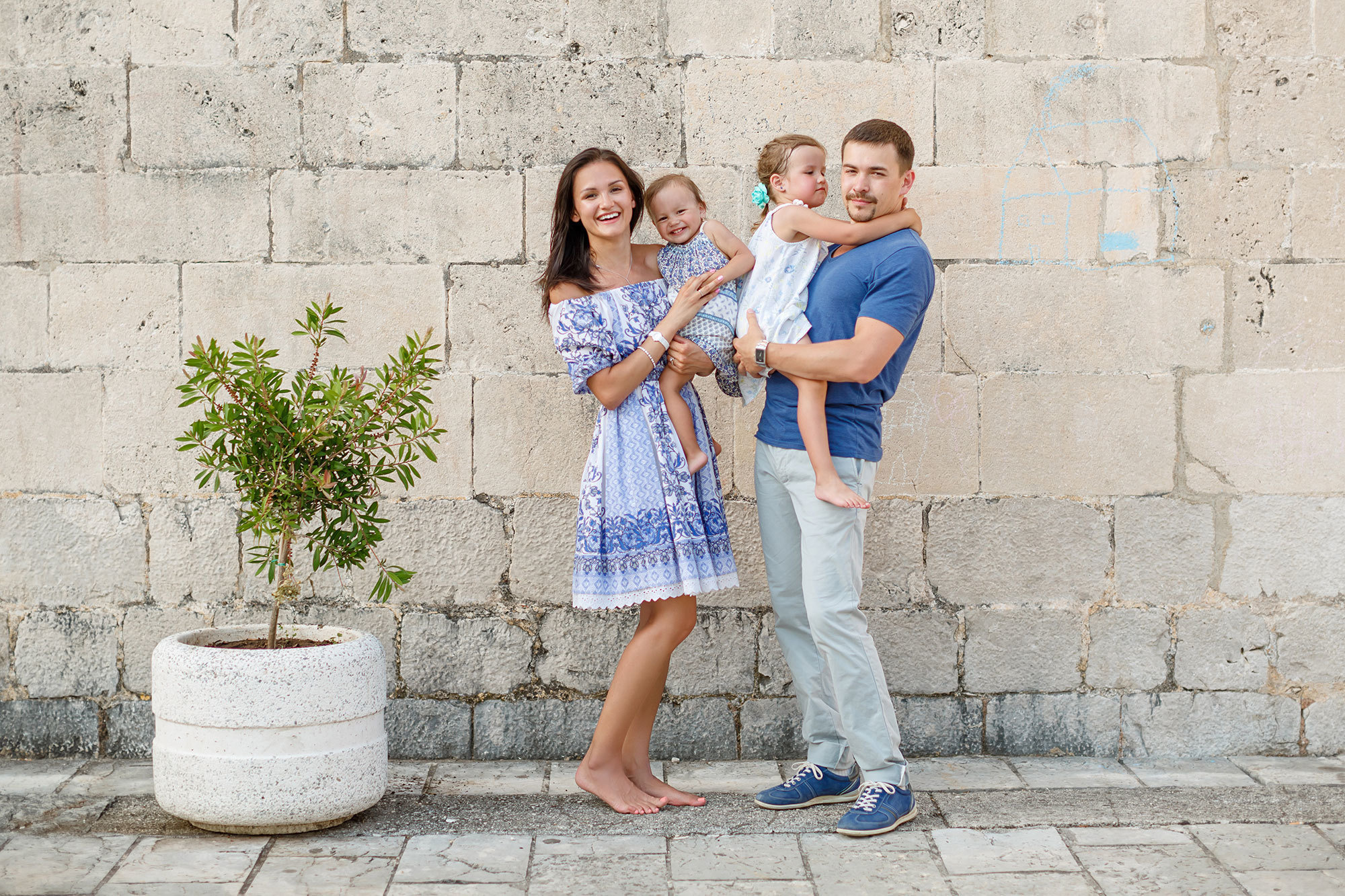 Family photosession in Perast Montenegro