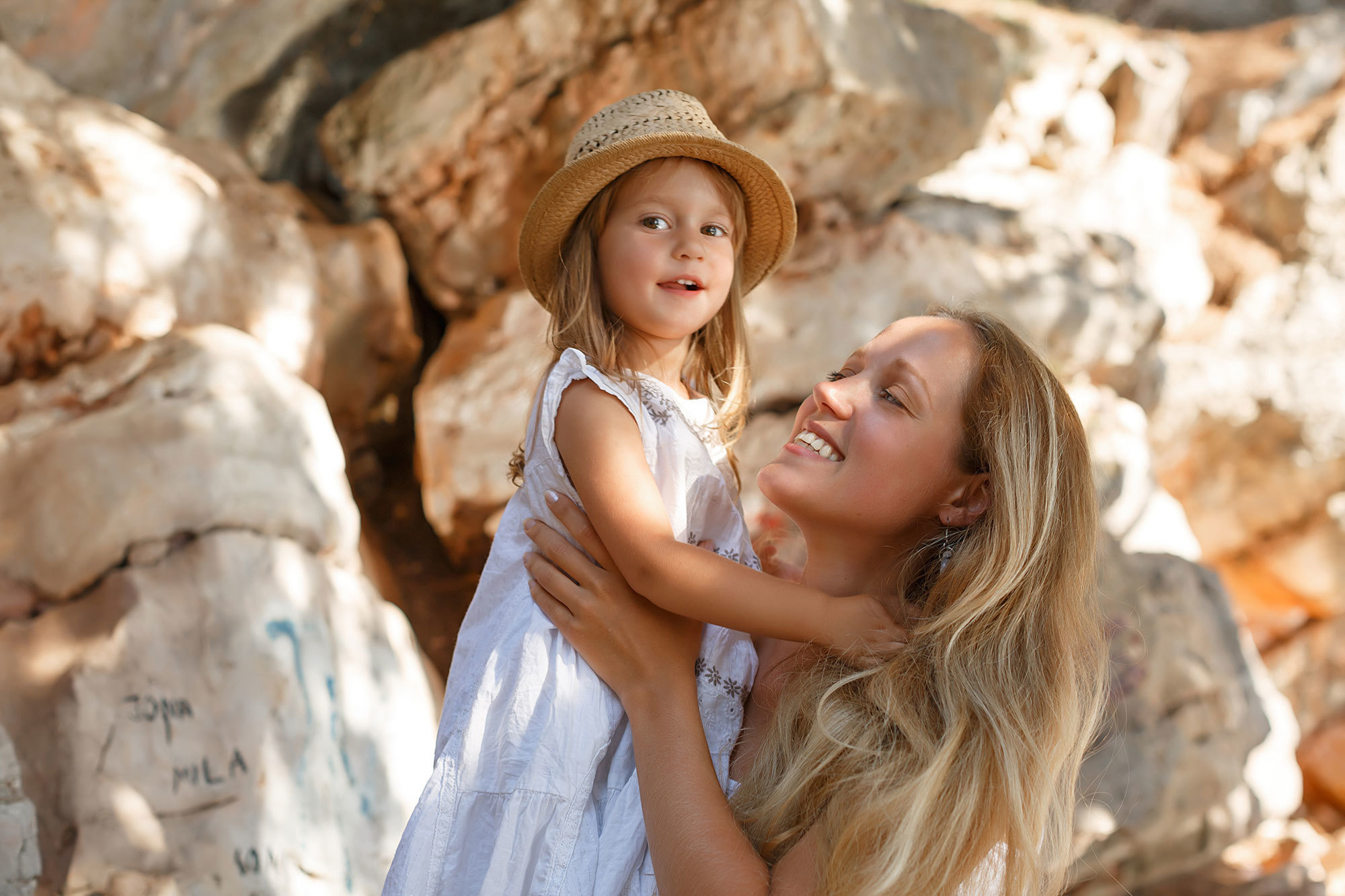 Milocer ve Sveti Stefan Montenegro'da aile fotoğrafı çekimi