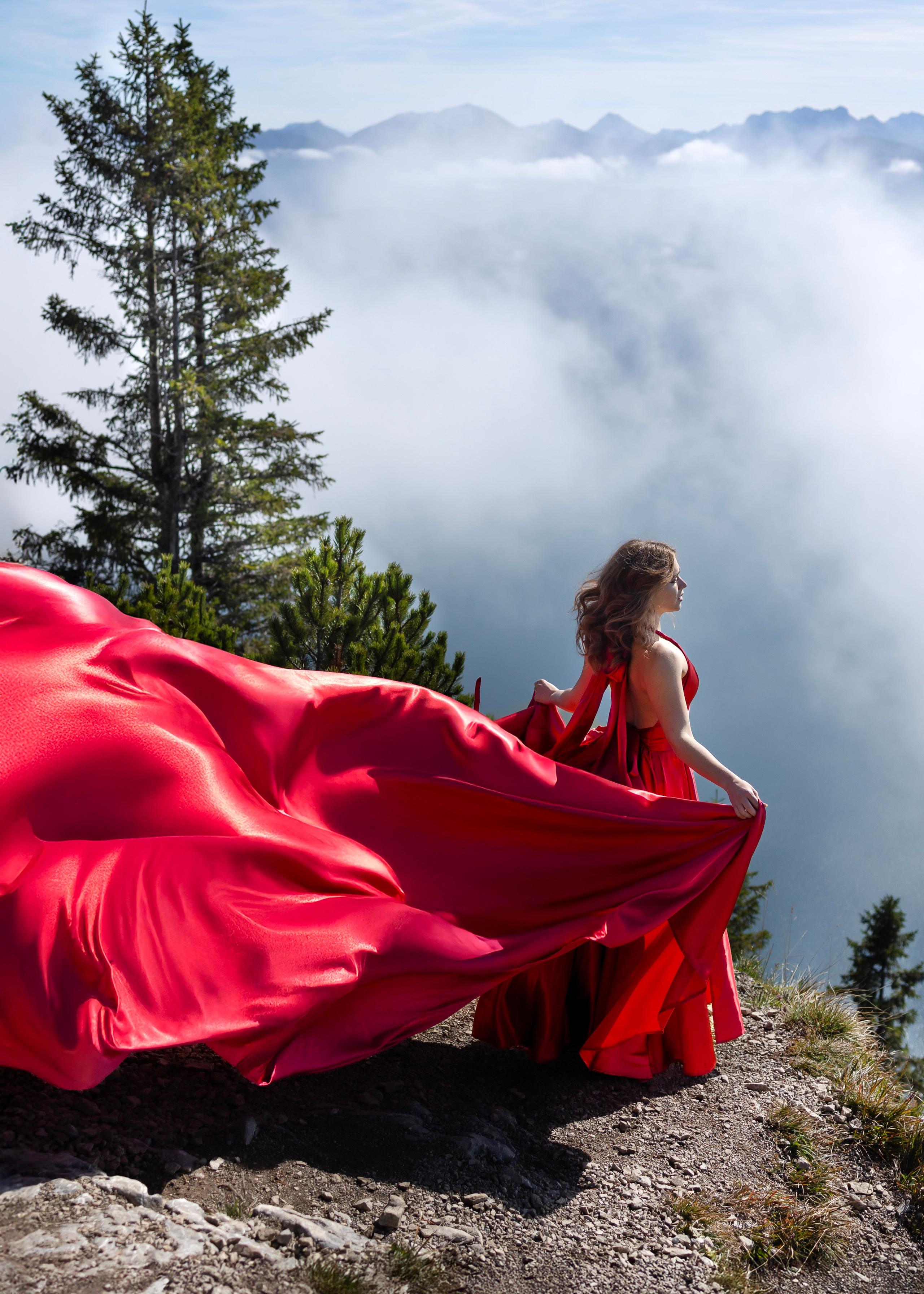 Shooting in the mountains. Photographer in Munich