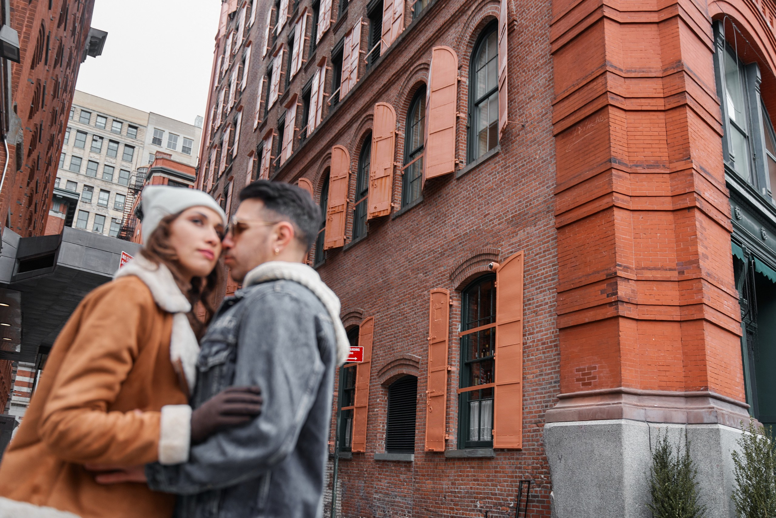 Engagement photo shoot NYC. Professional Wedding and event photographer USA New York