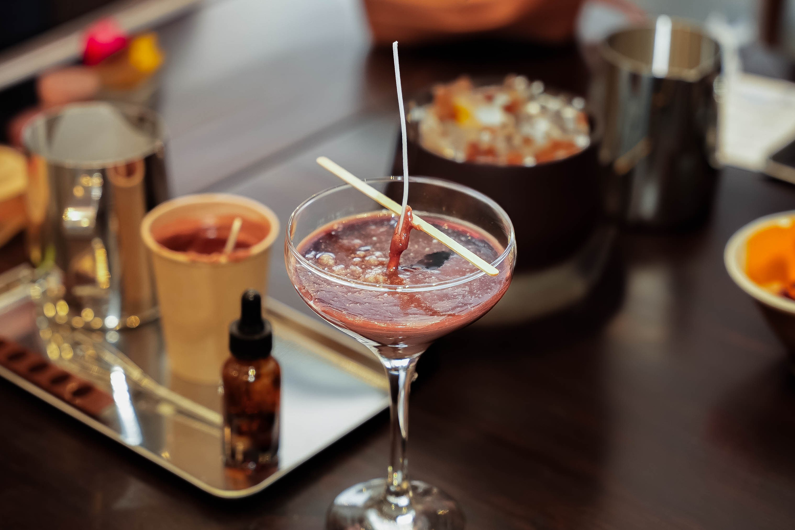 Espresso Martini Candle Making. UH Visuals