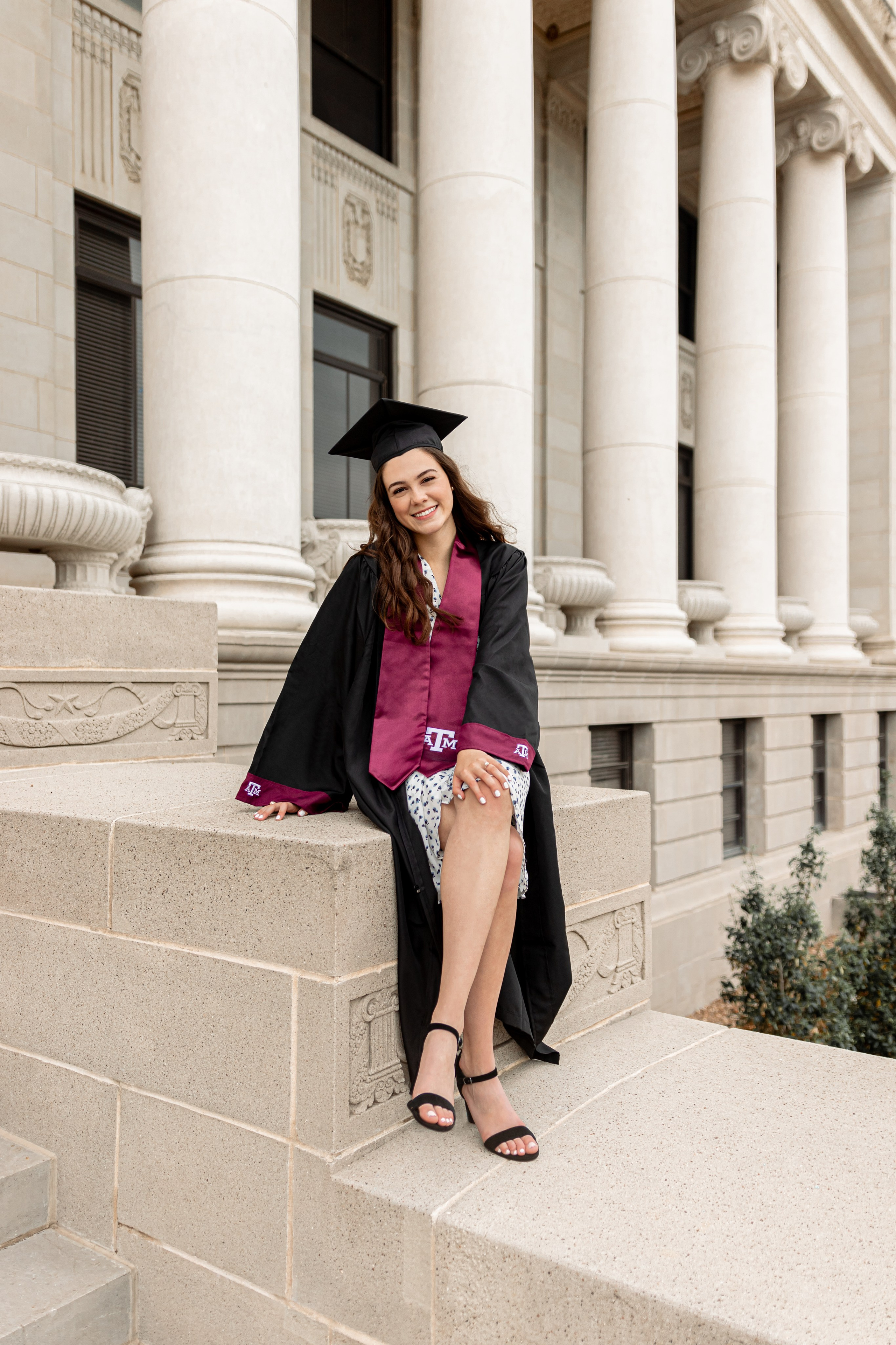 Lauren’s graduation photoshoot at Texas A&M University