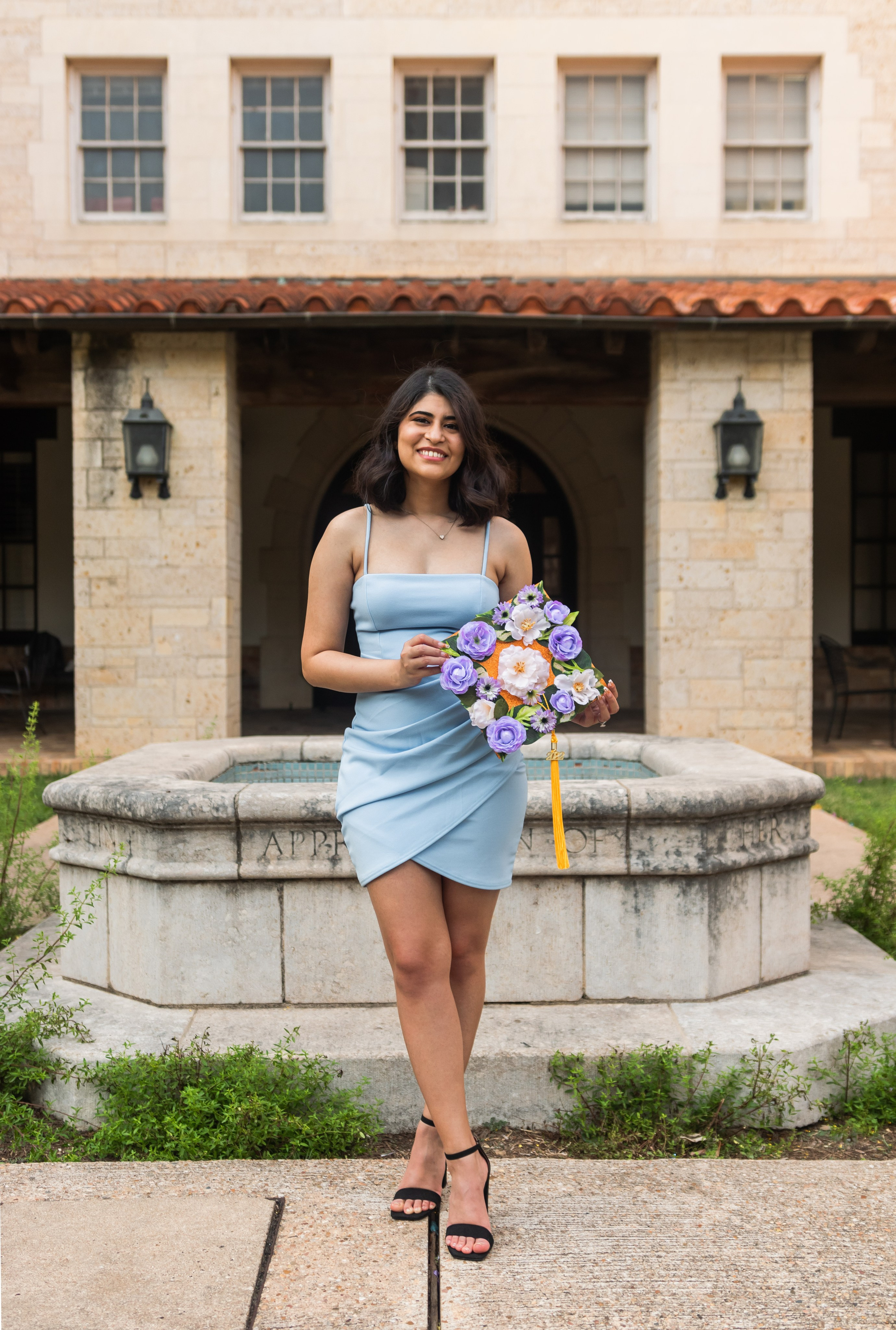 Maria’s graduation photoshoot at the University of Texas Austin
