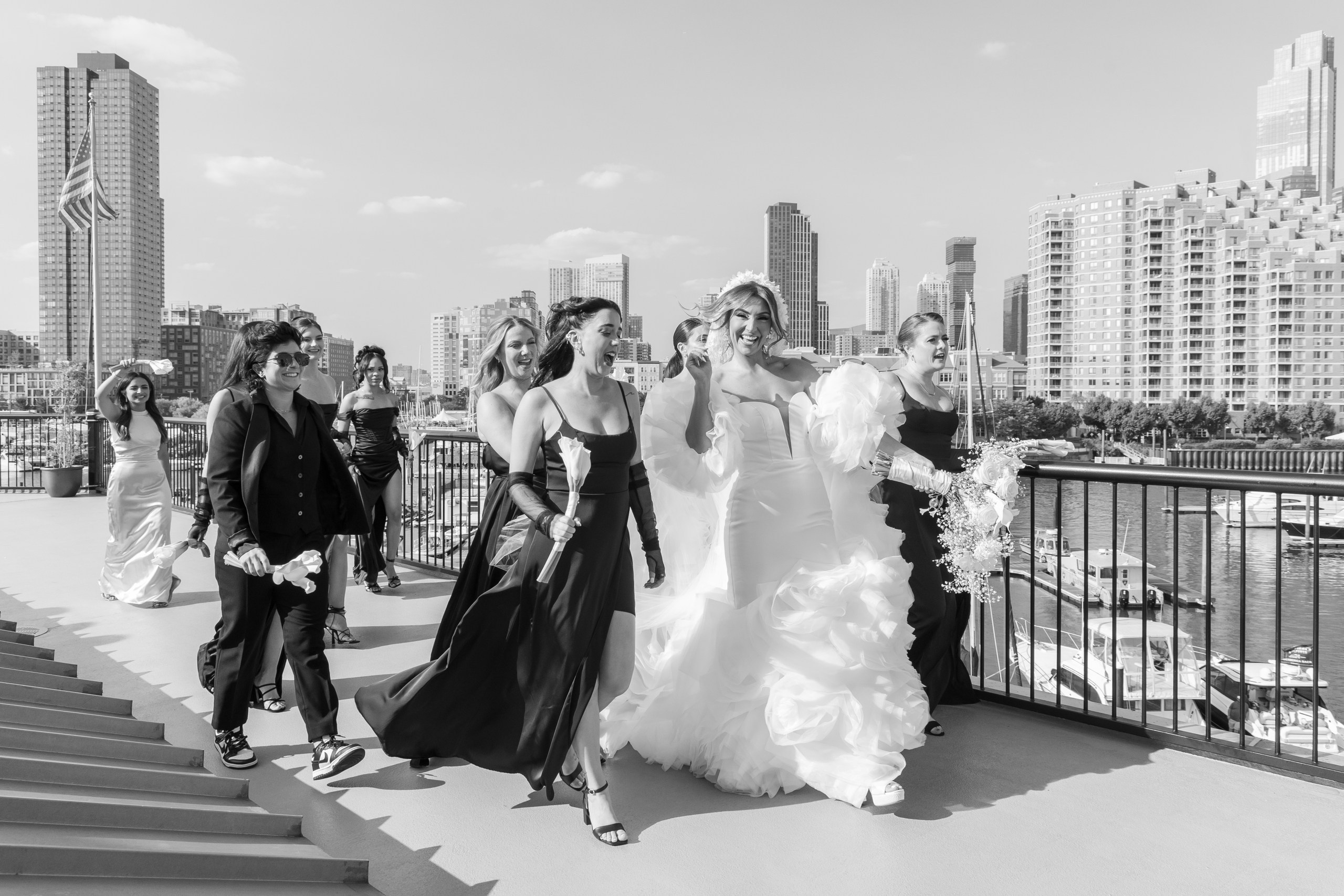 Briana & Kefim, Maritime Pars, Jersey City, NJ. Wedding Photo & Video