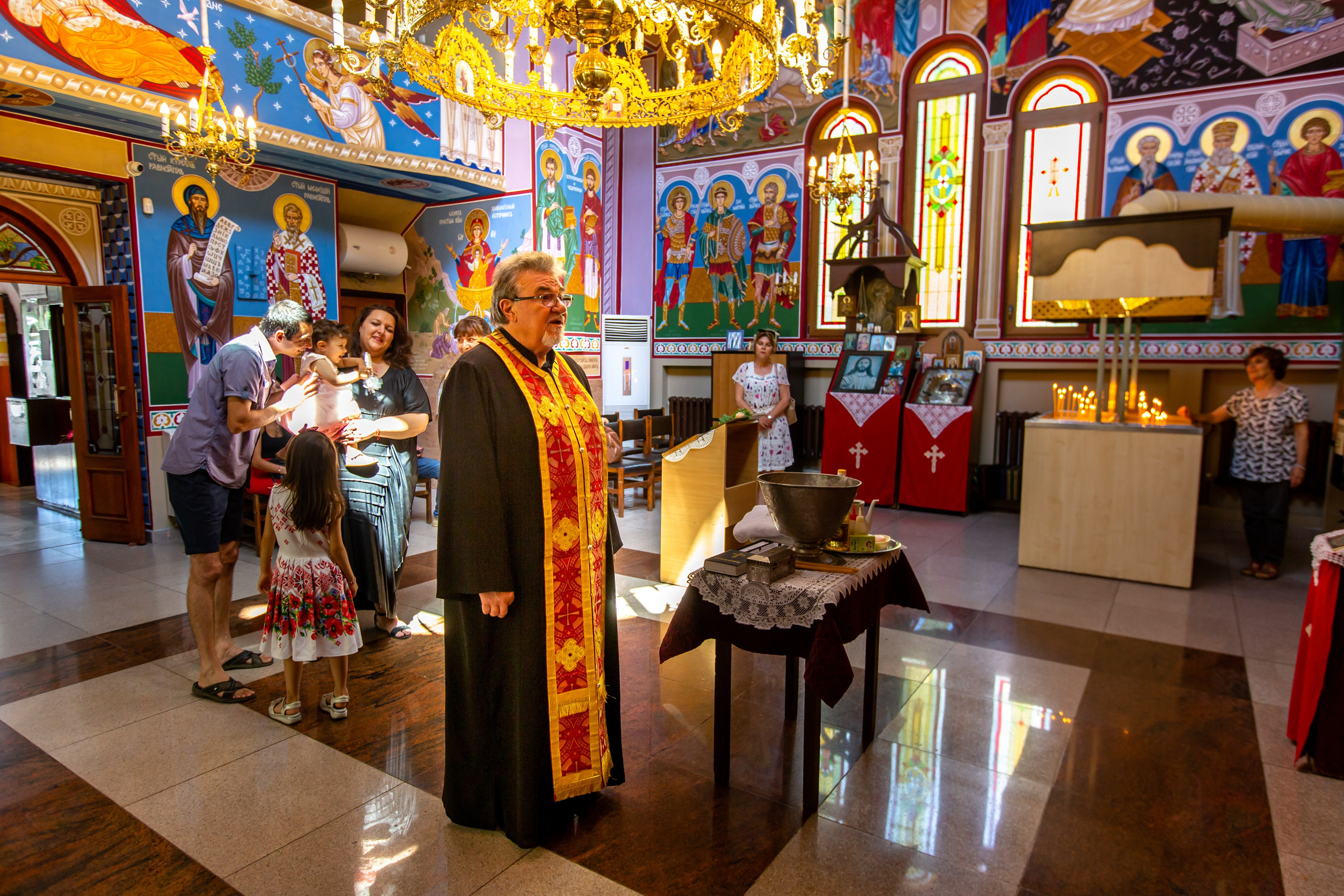 Крещение фото. Семейный фотограф в Бургасе Владимир