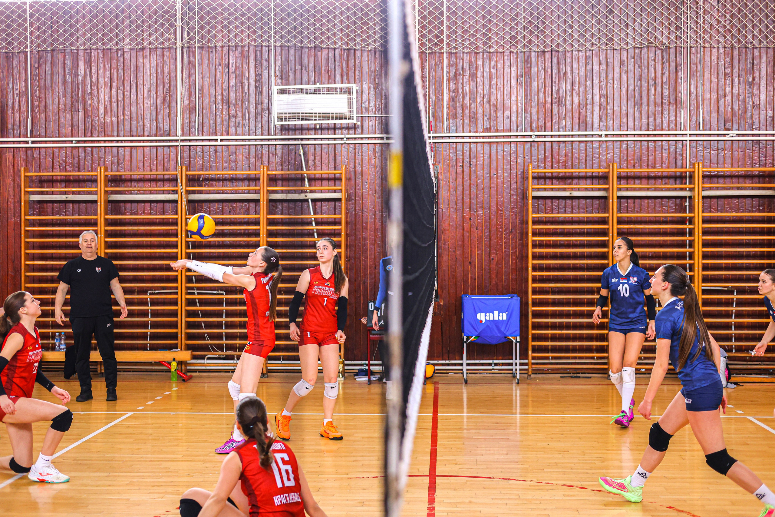 Odbojka 22.03.  Radnicki KG — BlockVolley JAG. Foto Simic Jagodina