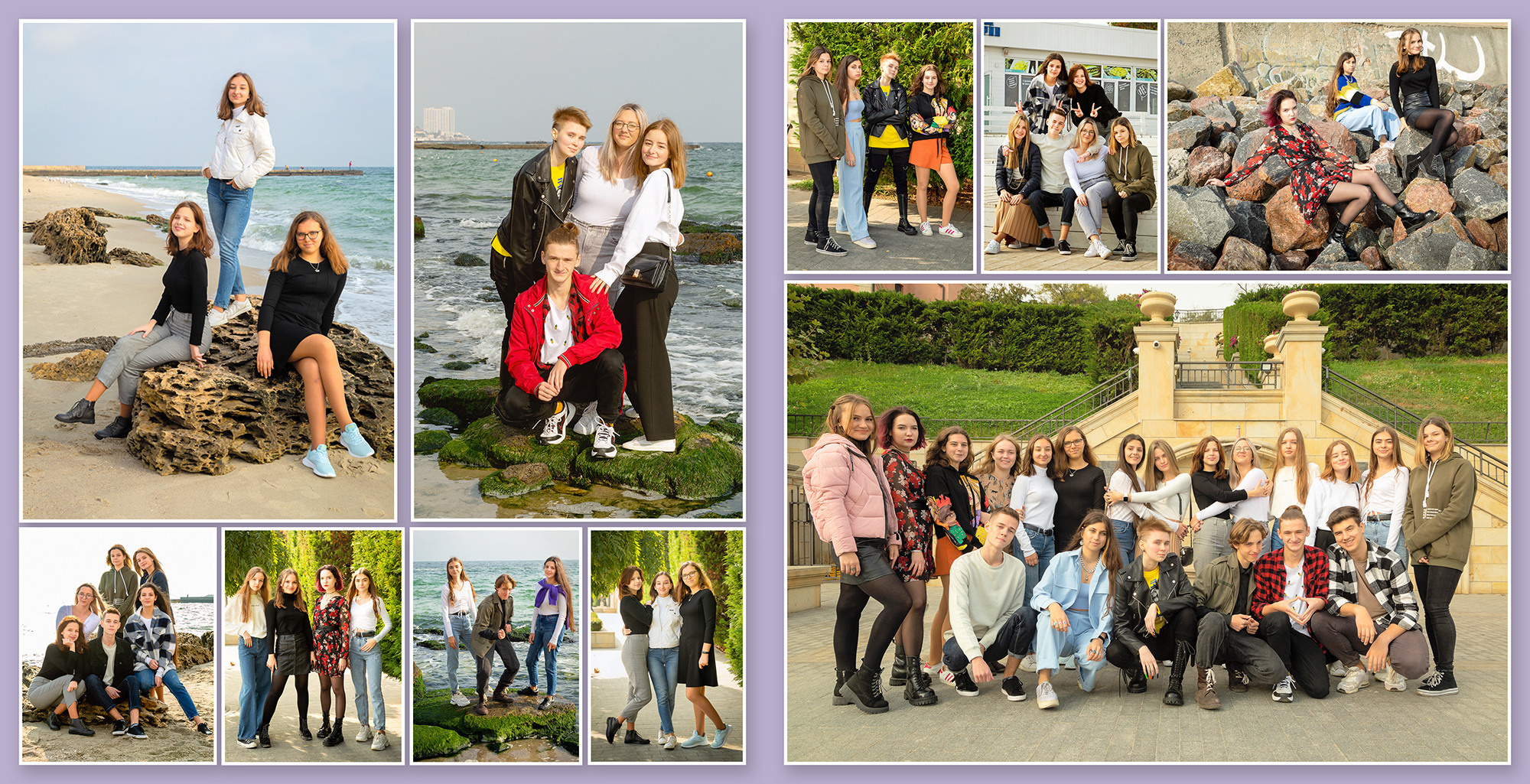 21×21, Фиолет. Фотоальбомы и фотокниги для выпускников в Одессе и в Харькове