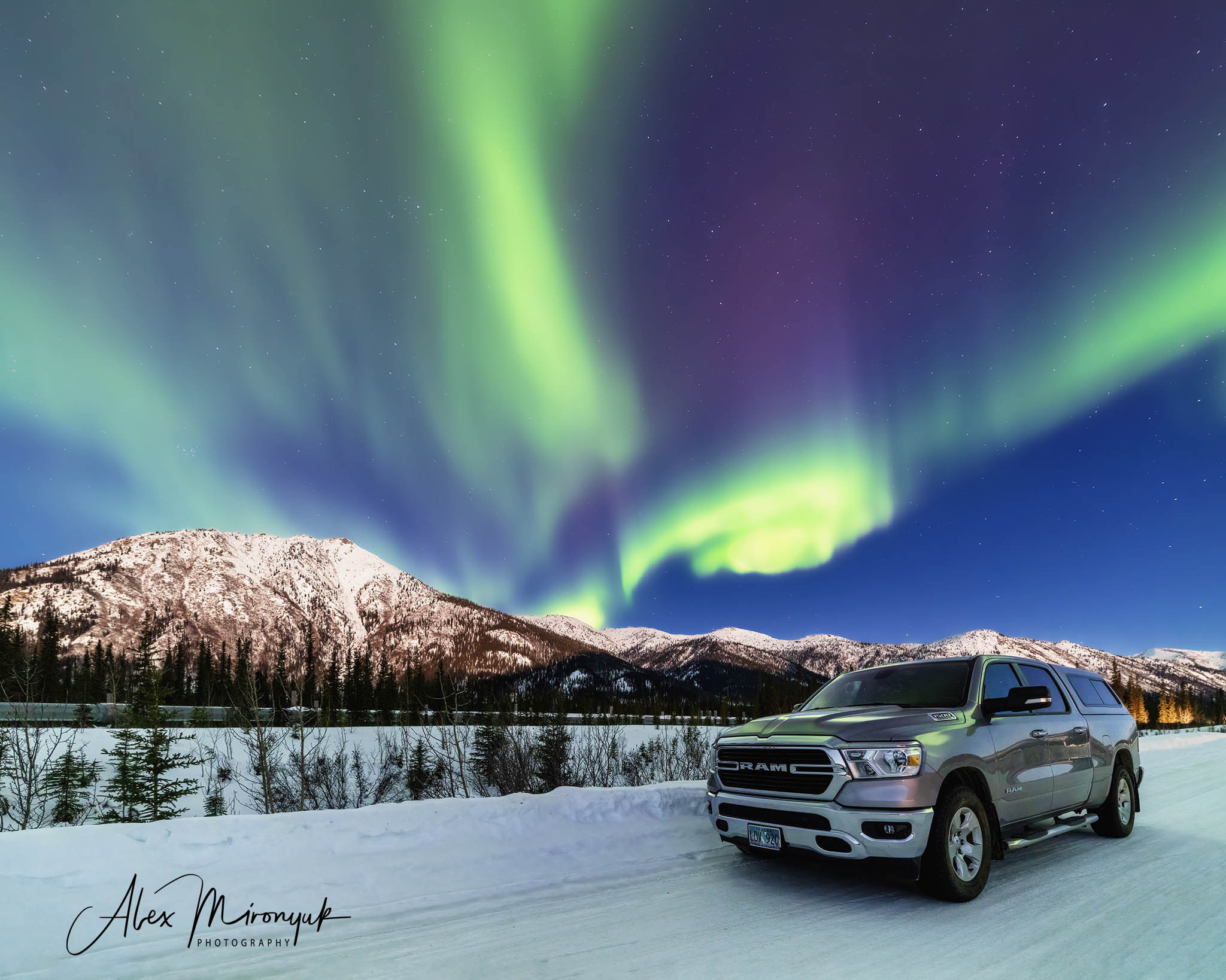 Chasing the Aurora Borealis. Alex Mironyuk Photography