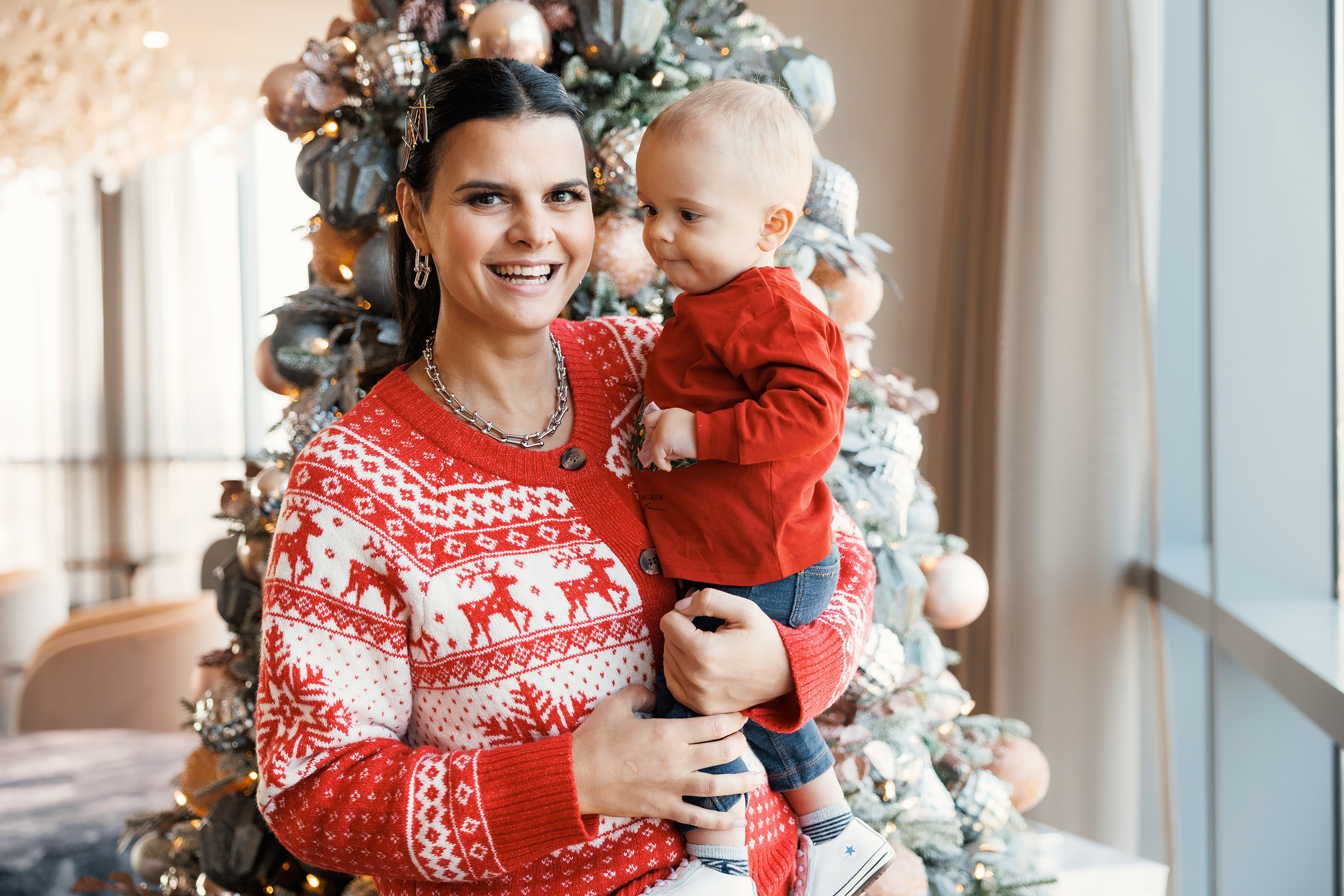 12192021 Christmas Photoshoot. Wedding family event photographer in Chicago Nick Yushevich