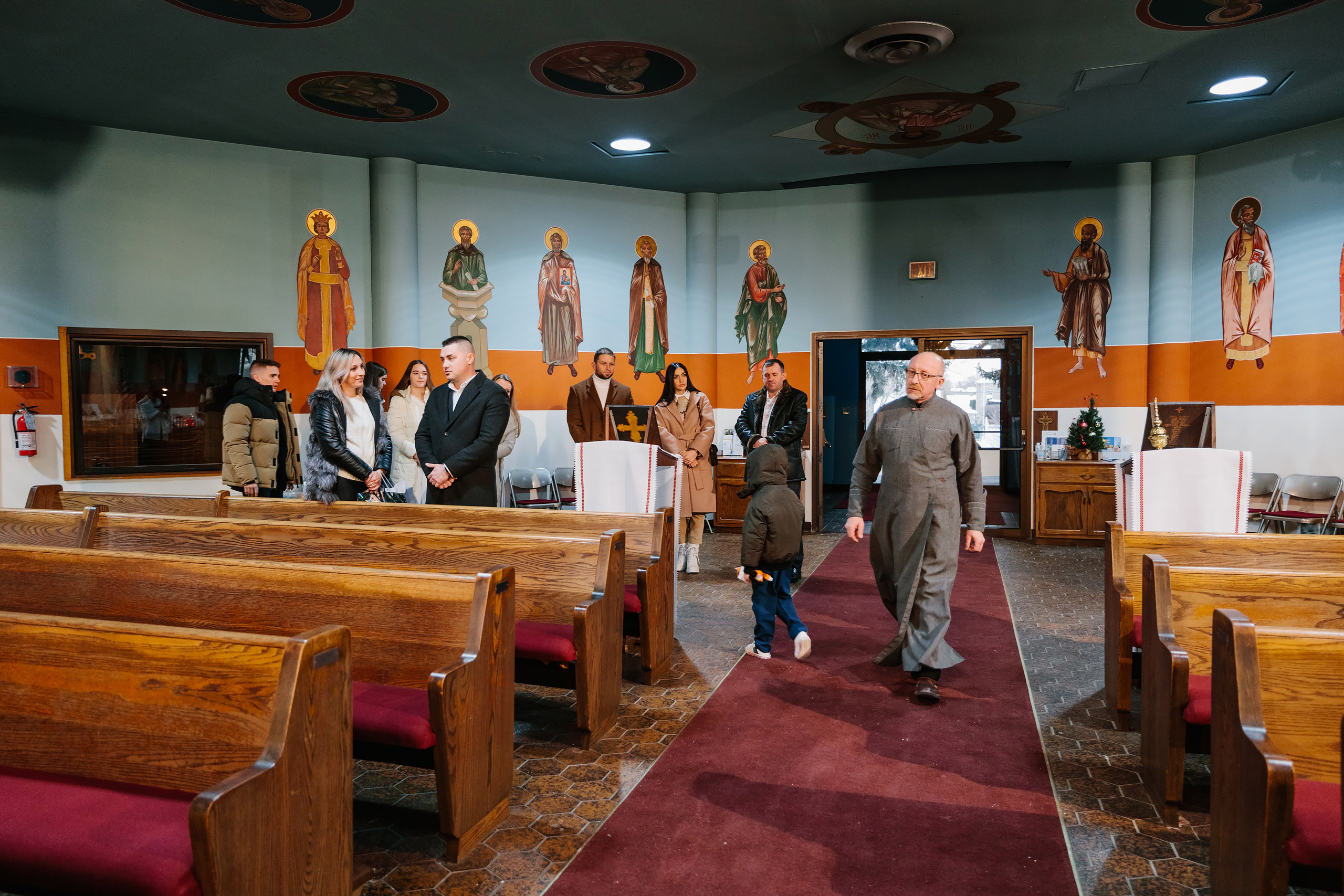 01.29.2022 Christening. Wedding family event photographer in Chicago Nick Yushevich