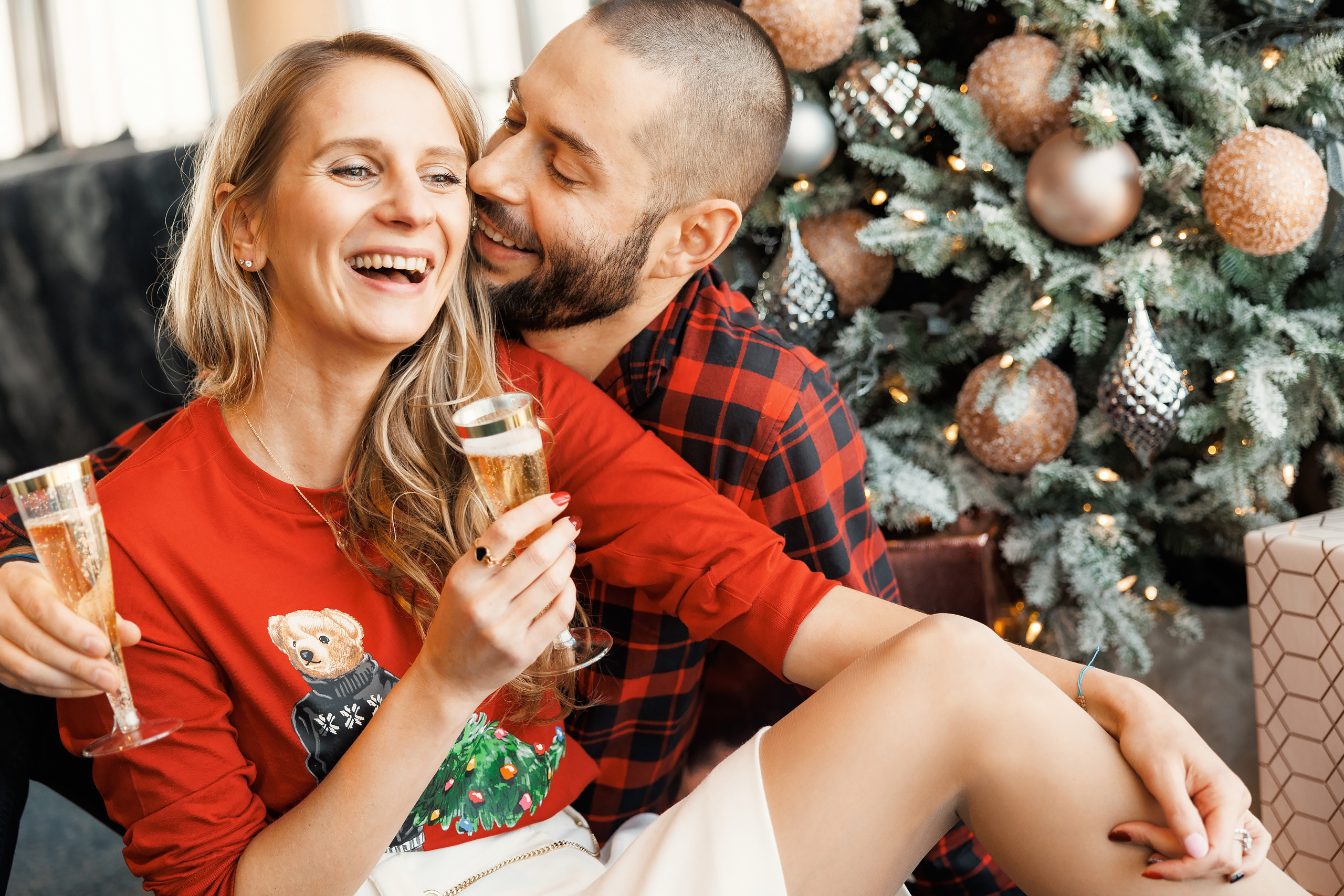 12192021 Christmas Photoshoot. Wedding family event photographer in Chicago Nick Yushevich