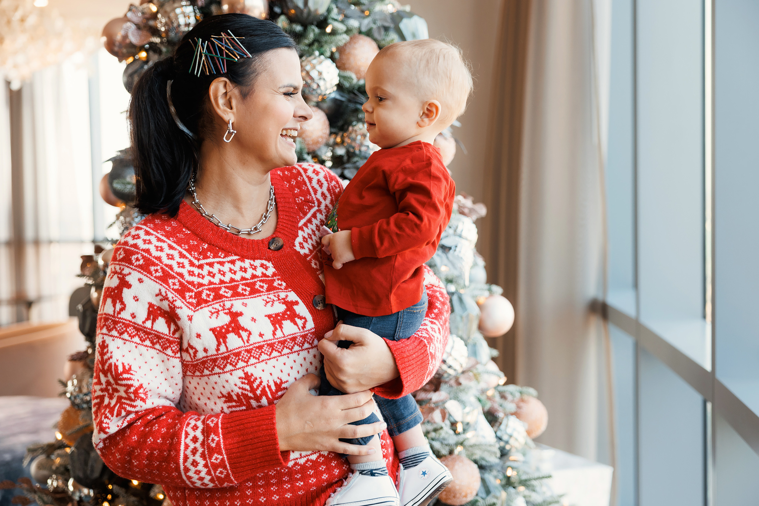 12192021 Christmas Photoshoot. Wedding family event photographer in Chicago Nick Yushevich