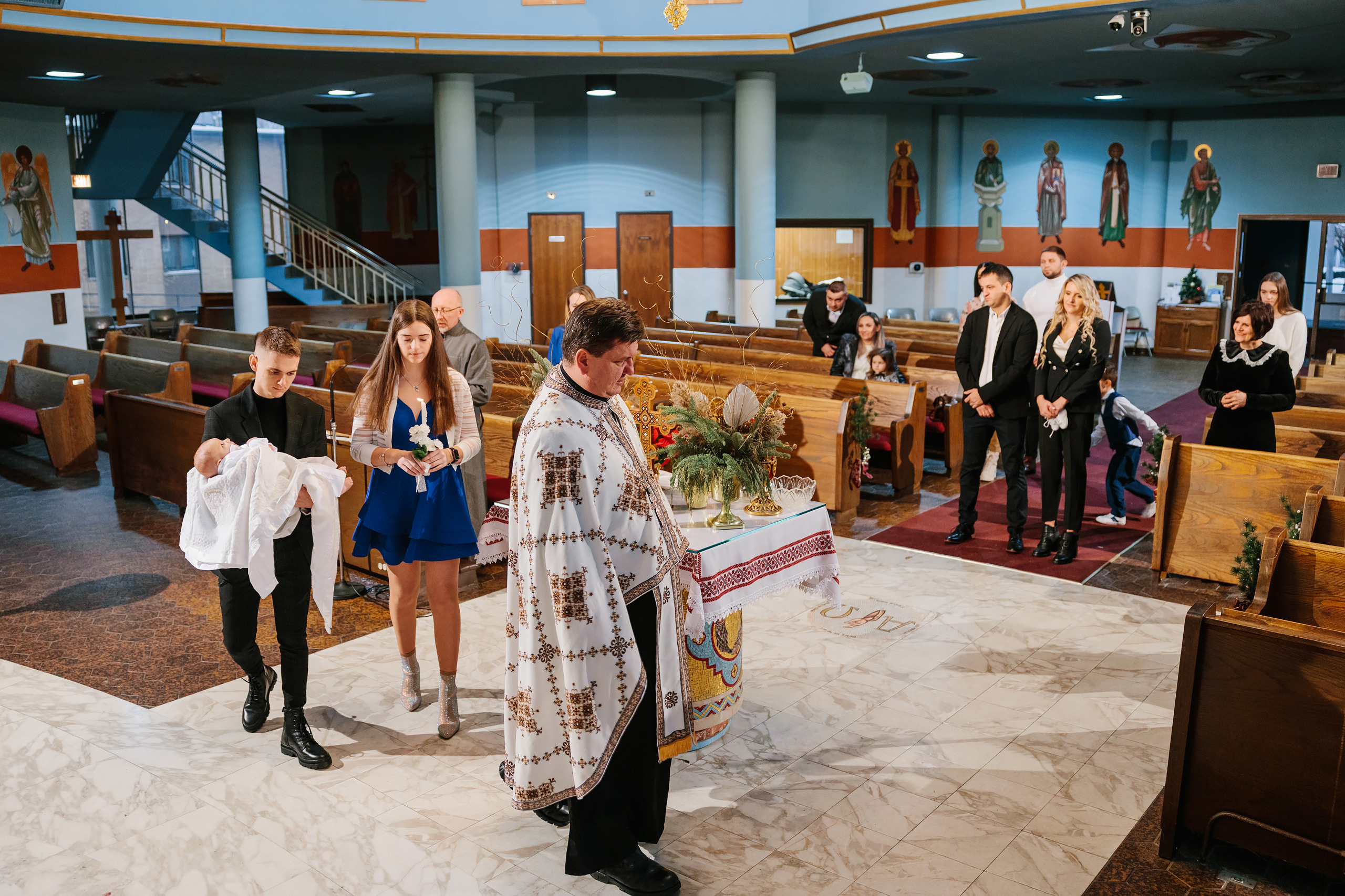 01.29.2022 Christening. Wedding family event photographer in Chicago Nick Yushevich
