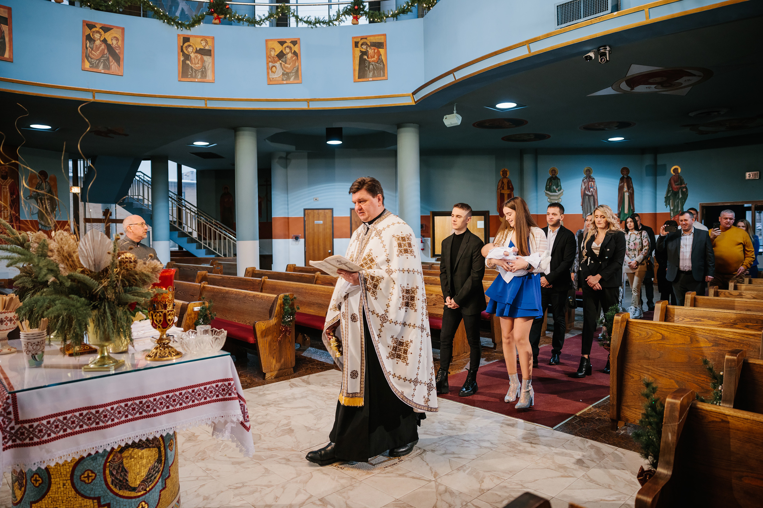 01.29.2022 Christening. Wedding family event photographer in Chicago Nick Yushevich