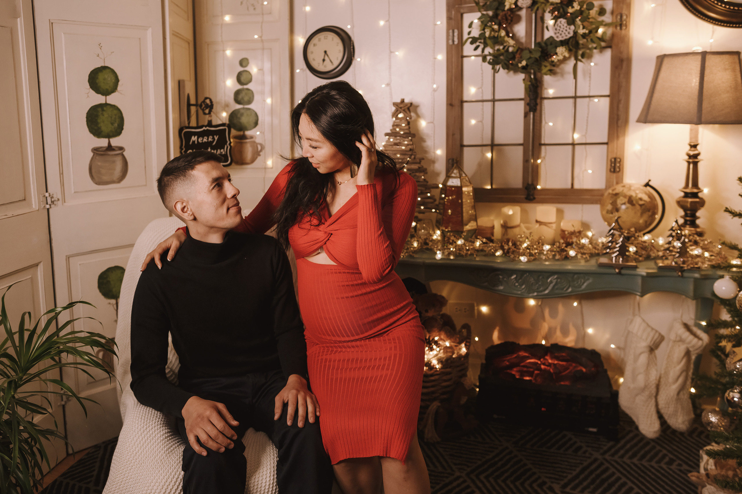 12192021 Christmas Photoshoot 16. Wedding family event photographer in Chicago Nick Yushevich