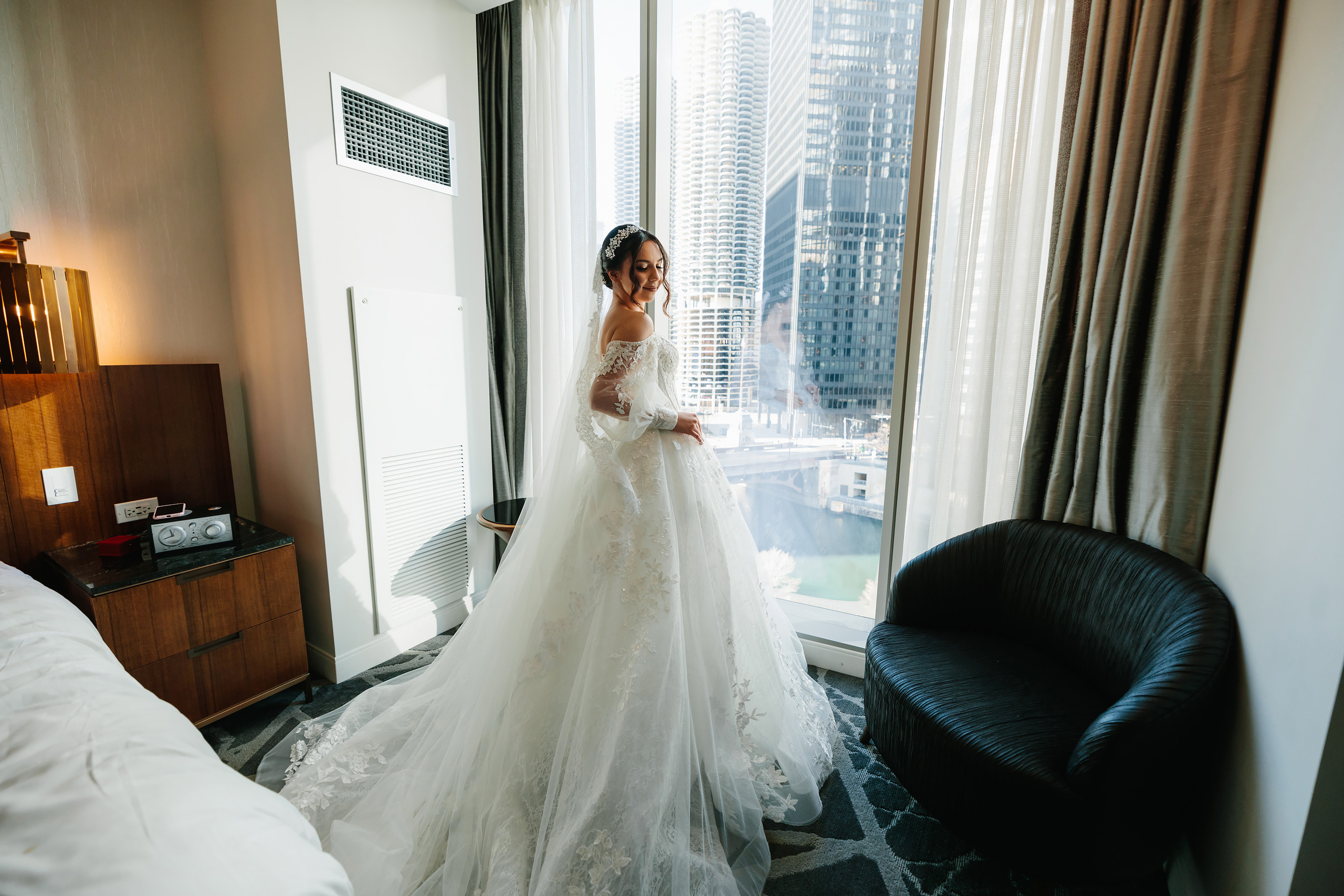 Ubaydulla & Malika. Wedding family event photographer in Chicago Nick Yushevich